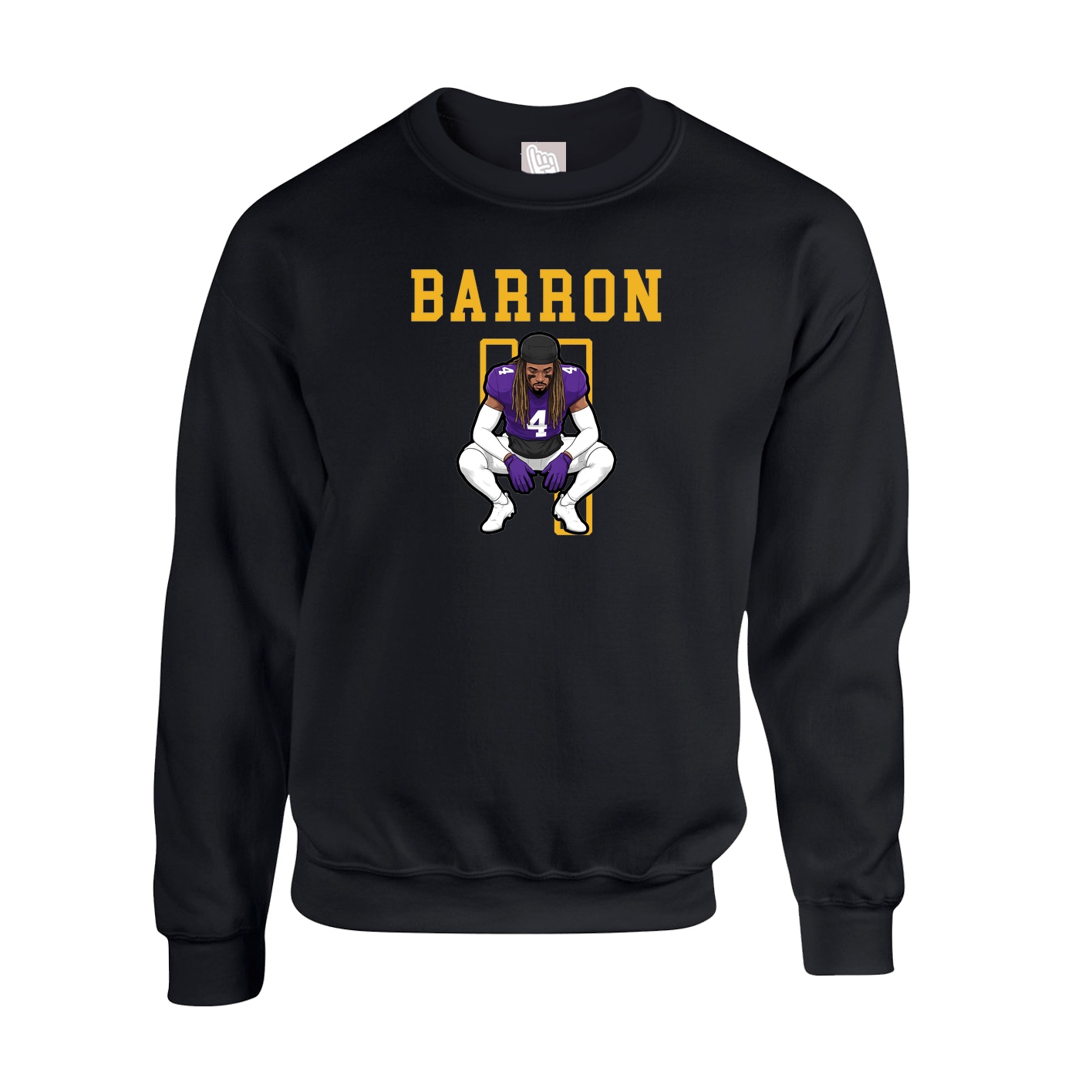 Fleece Crew — Shirsey in Black