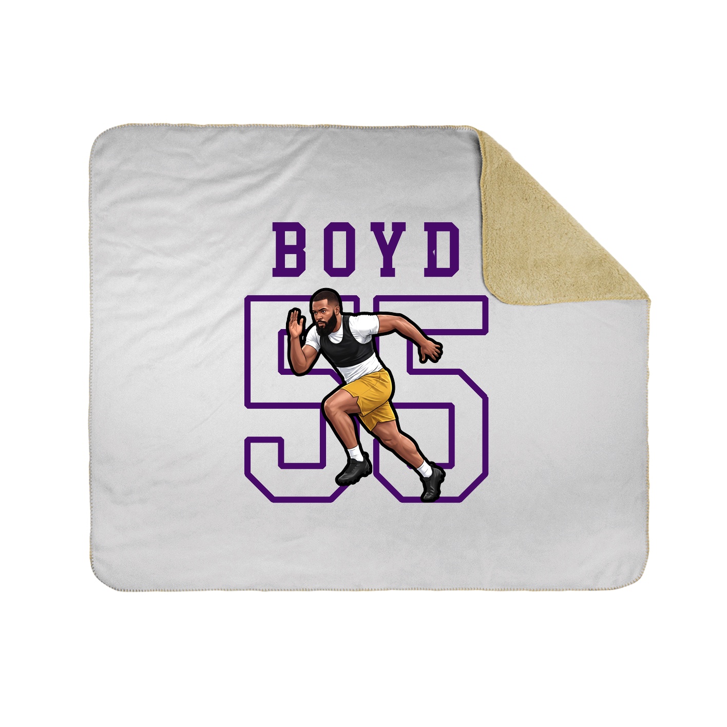 Throw Blanket — Shirsey in White
