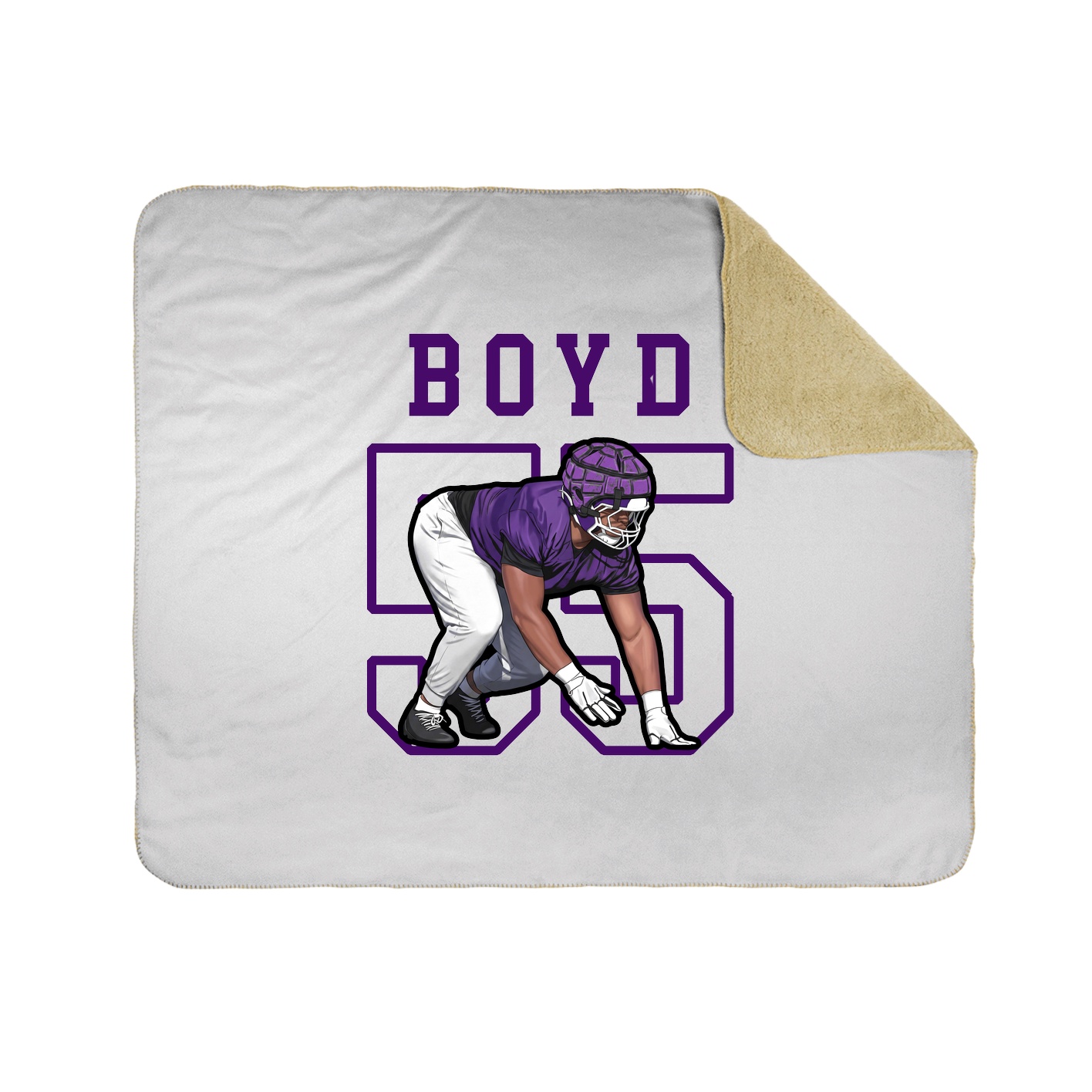 Throw Blanket — Shirsey in White