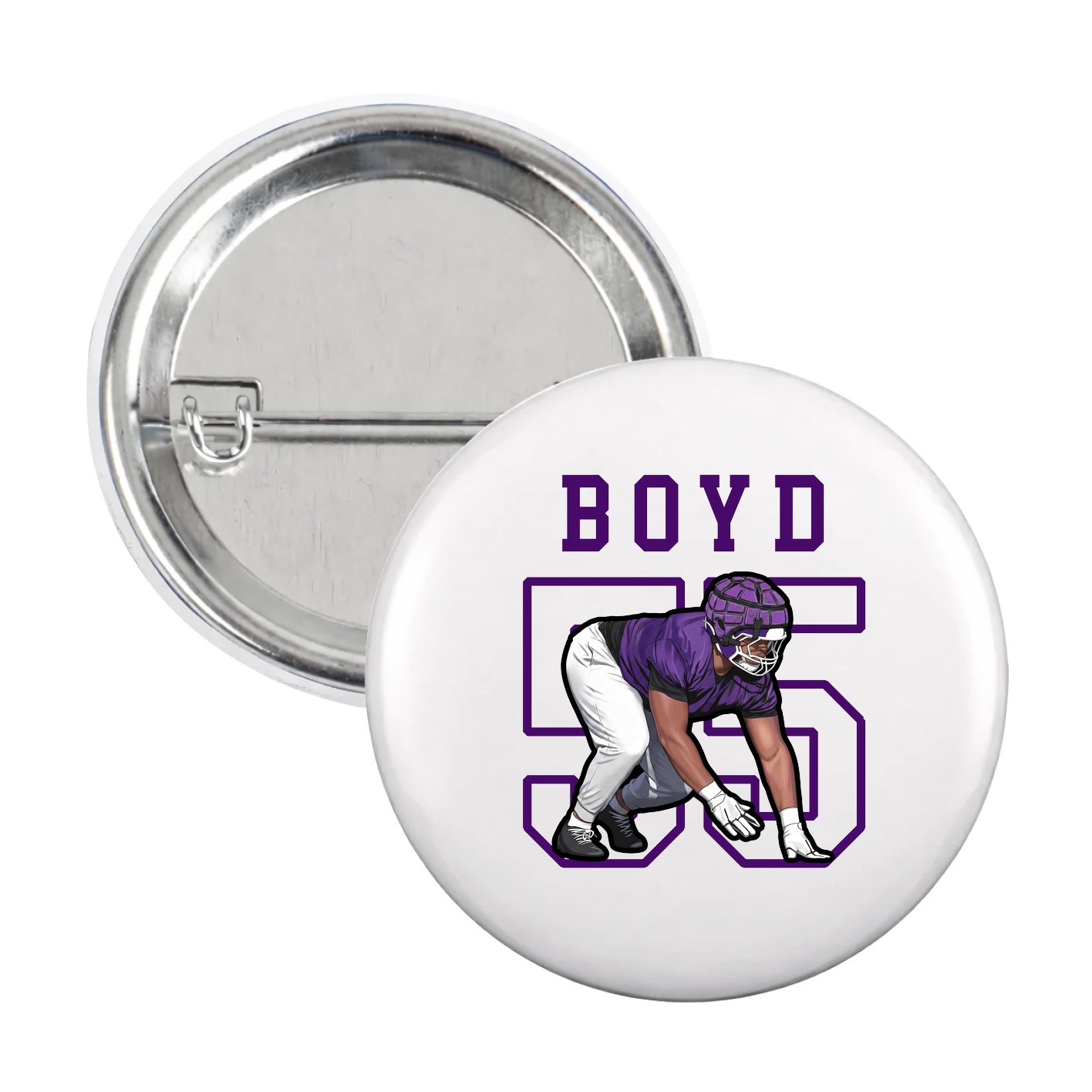 Game Day Button — Shirsey in White