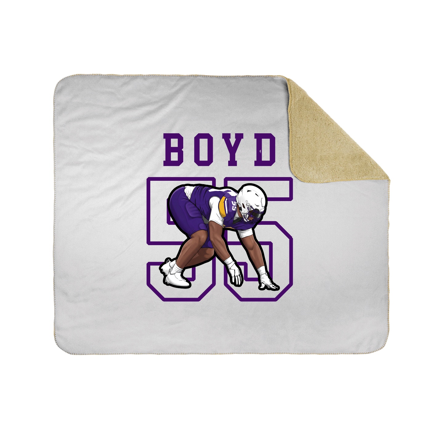 Throw Blanket — Shirsey in White