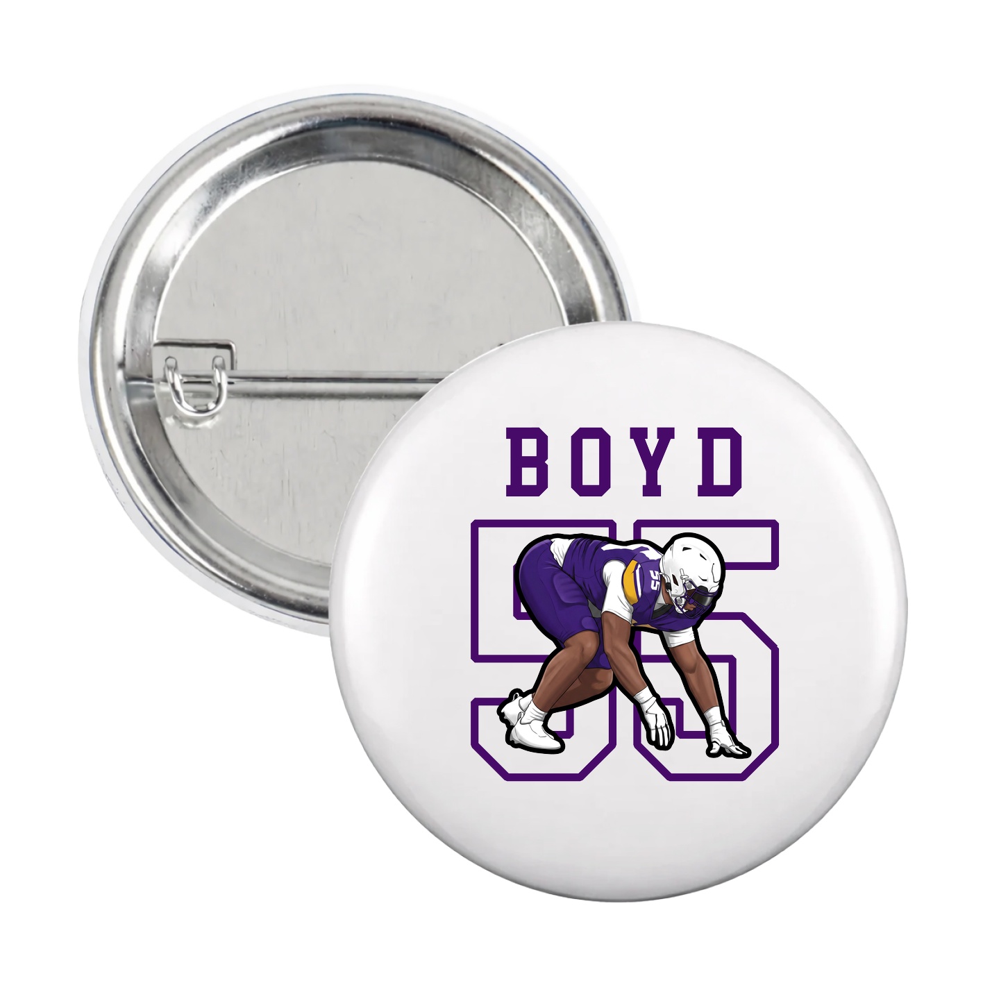 Game Day Button — Shirsey in White