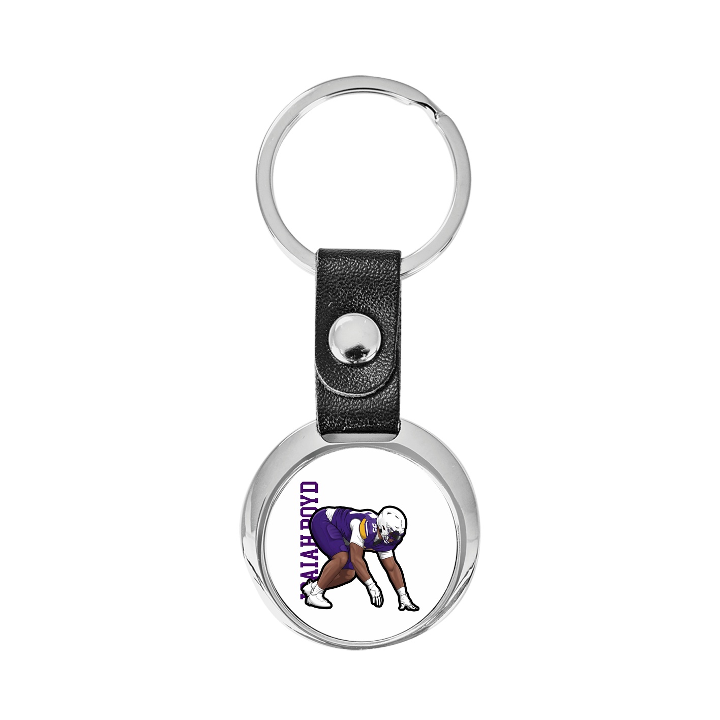 Key Chain — Name Vertical in Classic