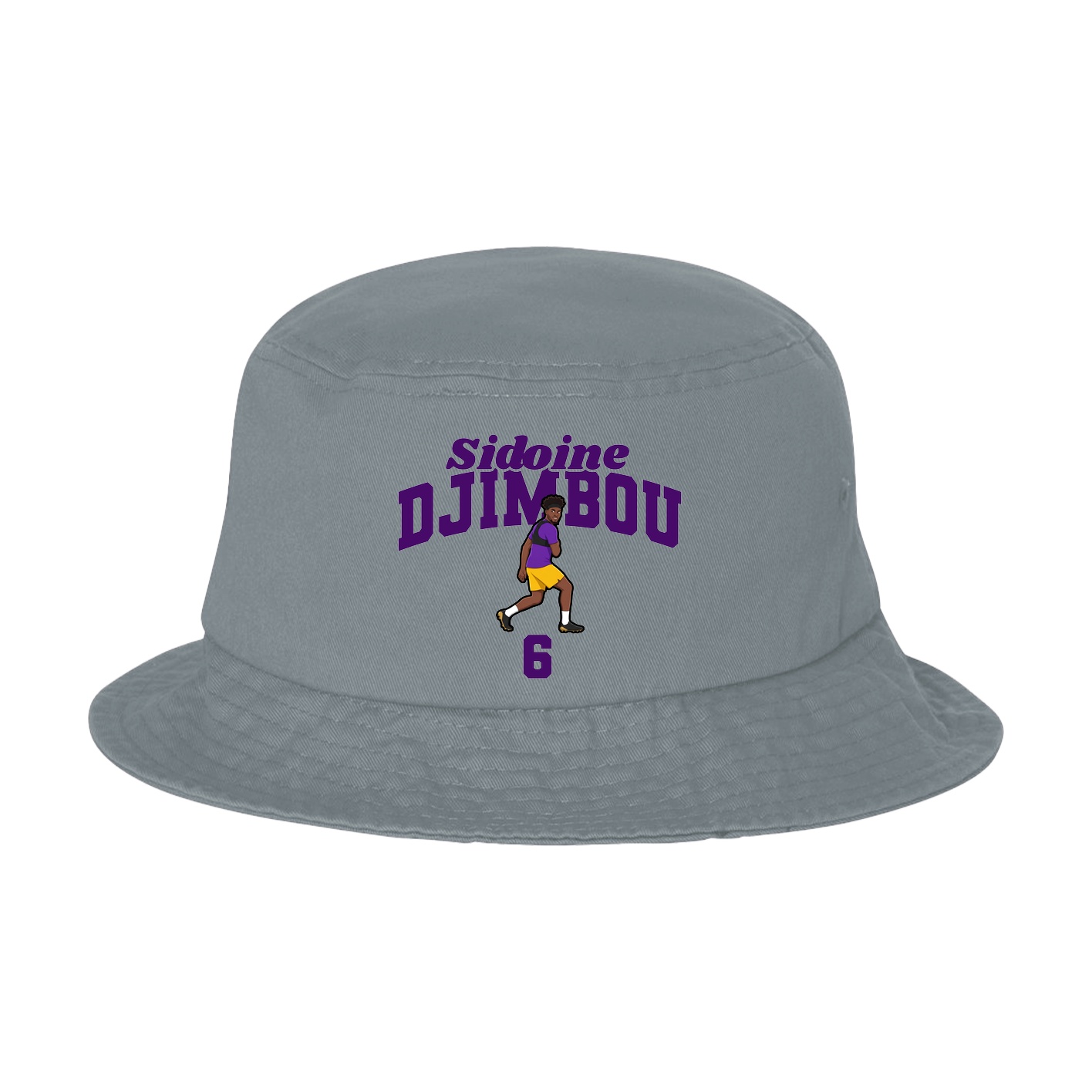 Bucket Cap — Signature Arch in Grey