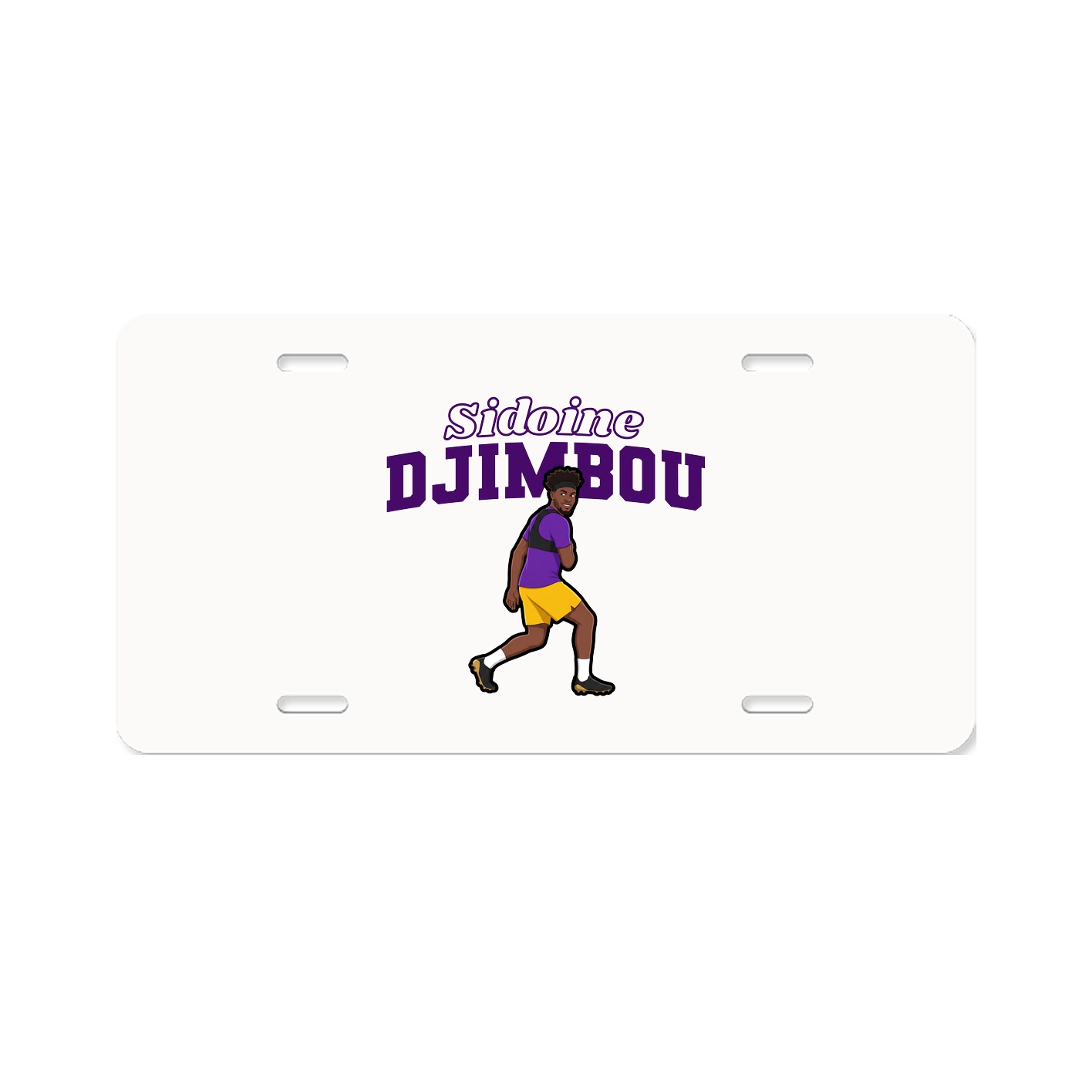 License Plate — Name Arch in Classic