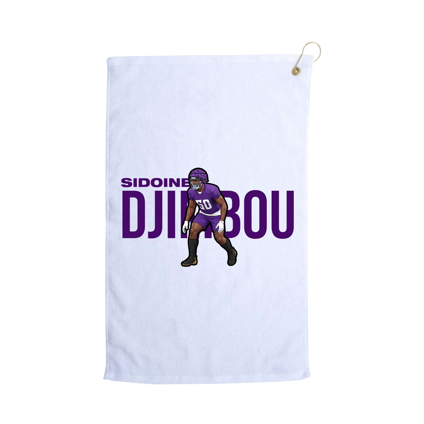 Golf Towel — Player Name in White