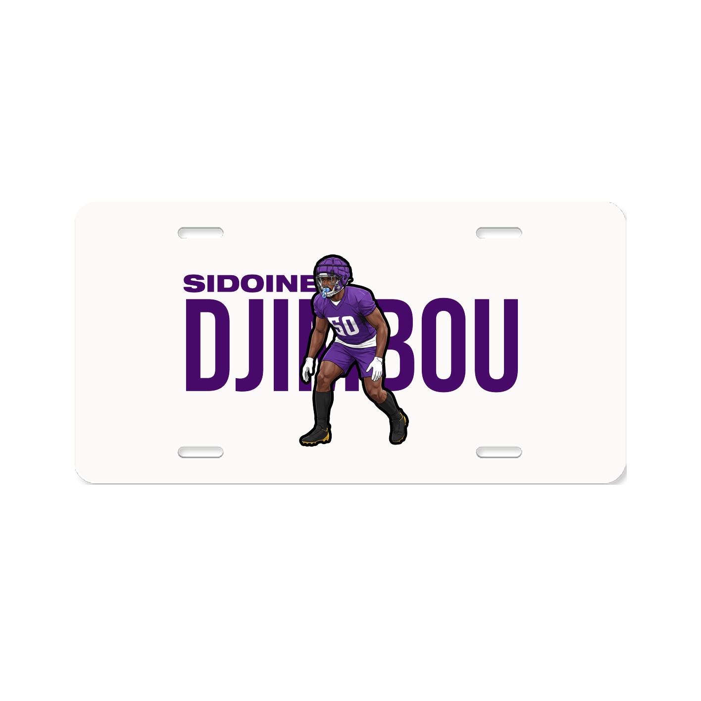 License Plate — Player Name in Classic