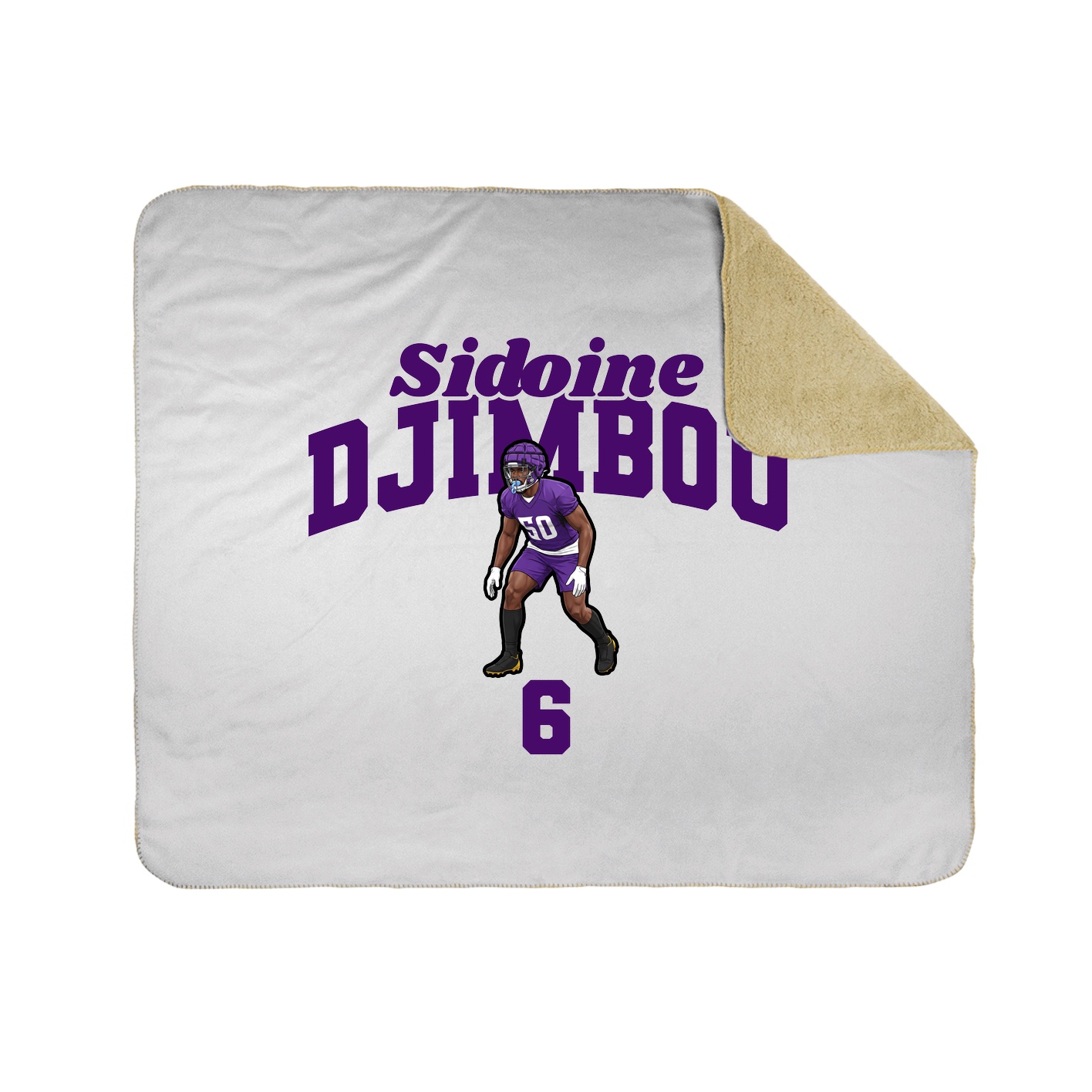 Throw Blanket — Signature Arch in White