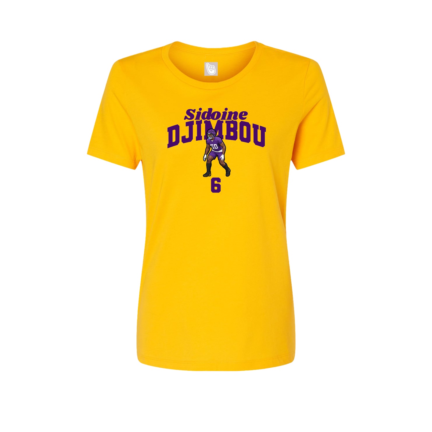 Womens Tee — Signature Arch in Gold