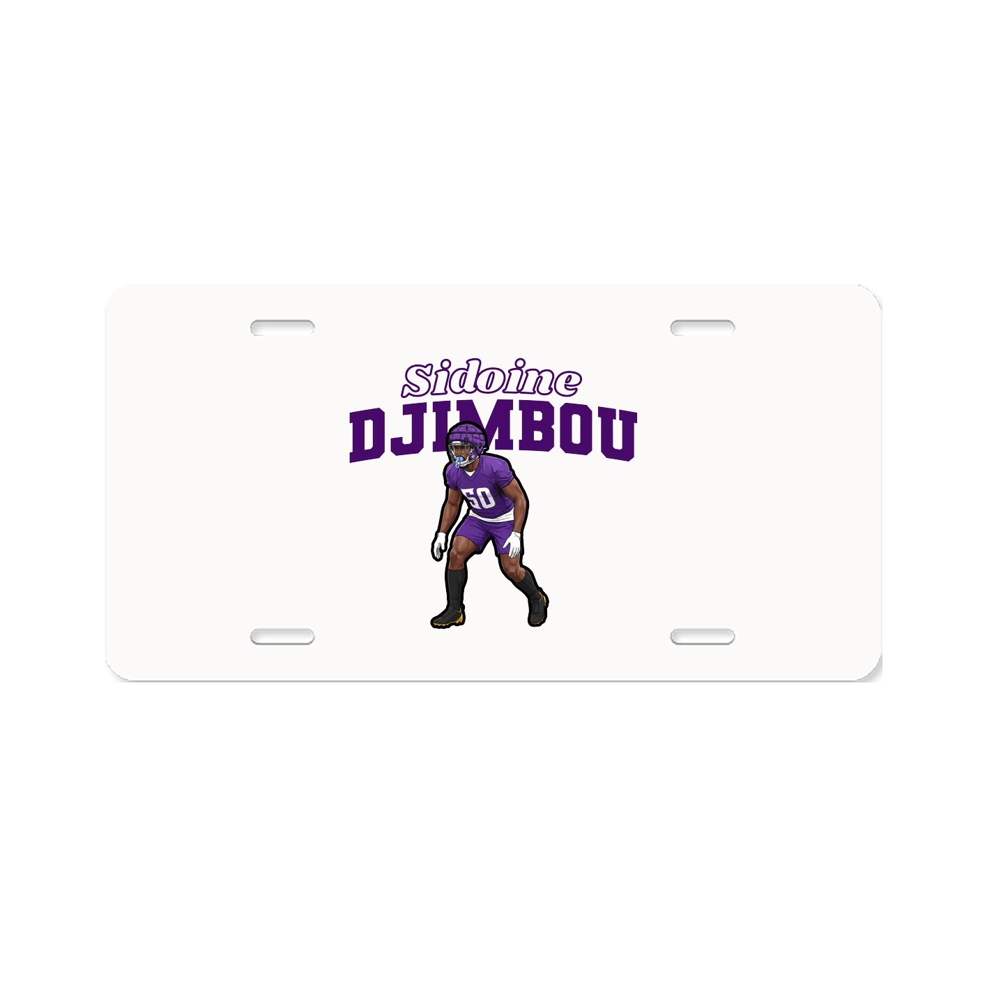 License Plate — Name Arch in Classic