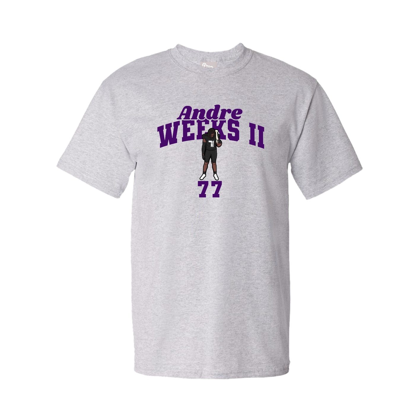 Youth Tee — Signature Arch in Grey
