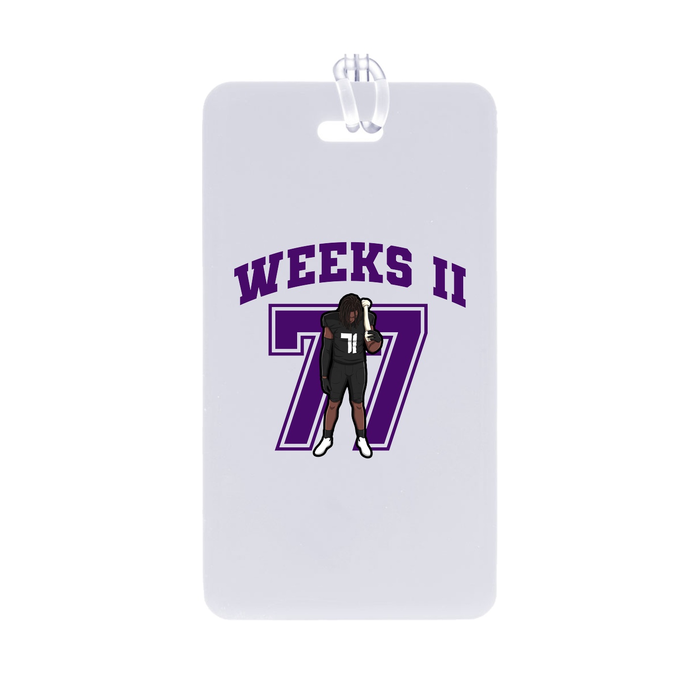Bag Tag — Number in Classic