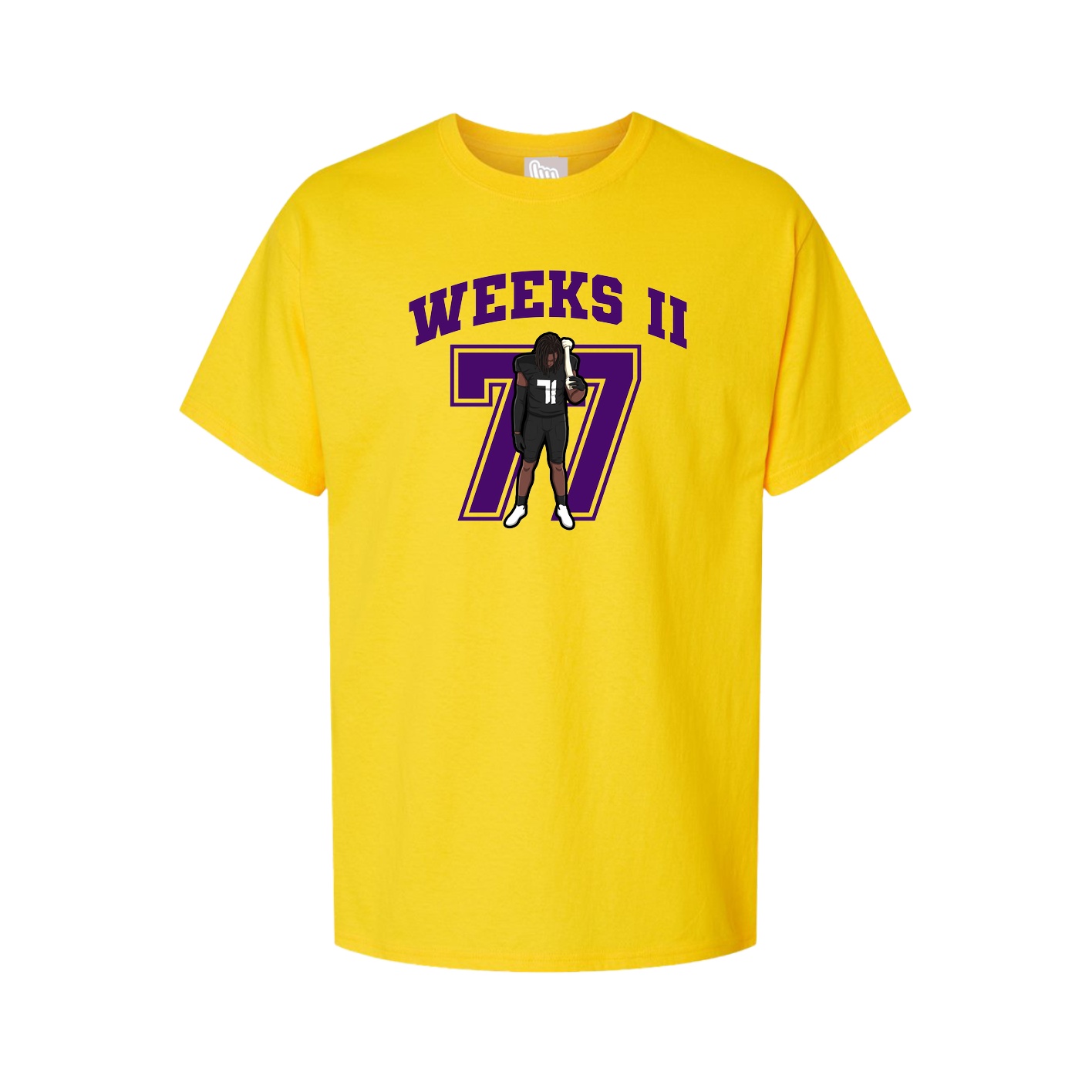 Tee — Number in Gold