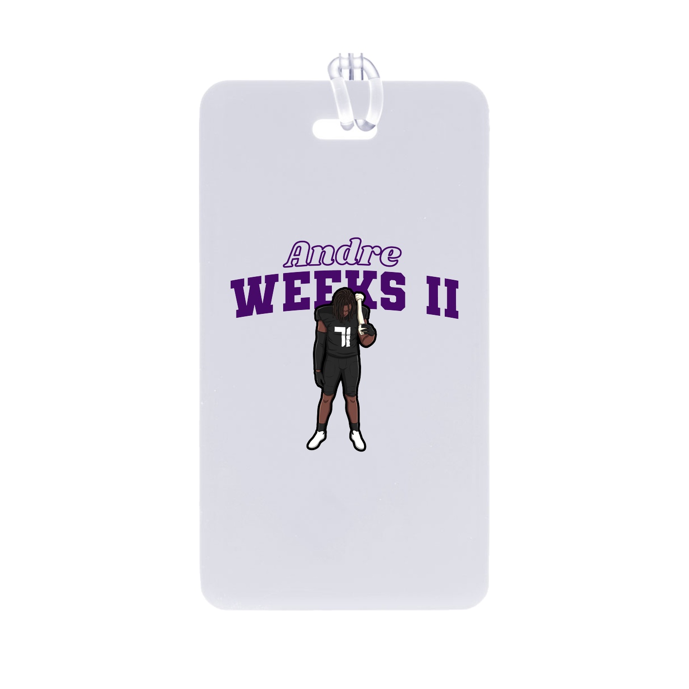 Bag Tag — Name Arch in Classic
