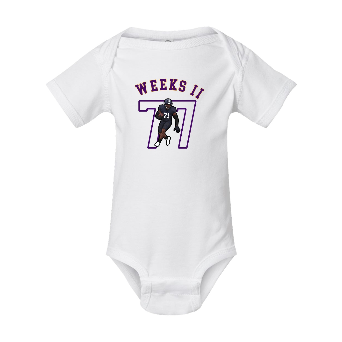 Baby Onesie — Shirsey Arch in White