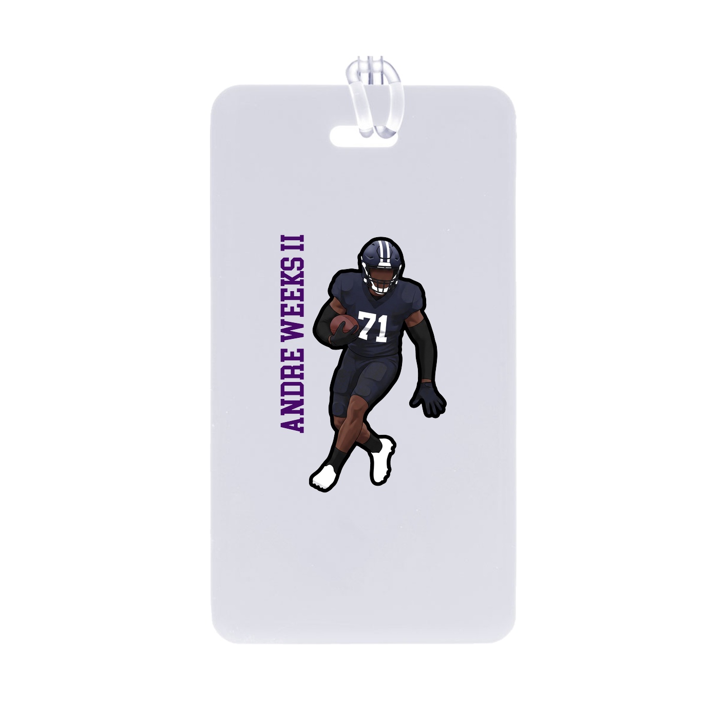 Bag Tag — Name Vertical in Classic