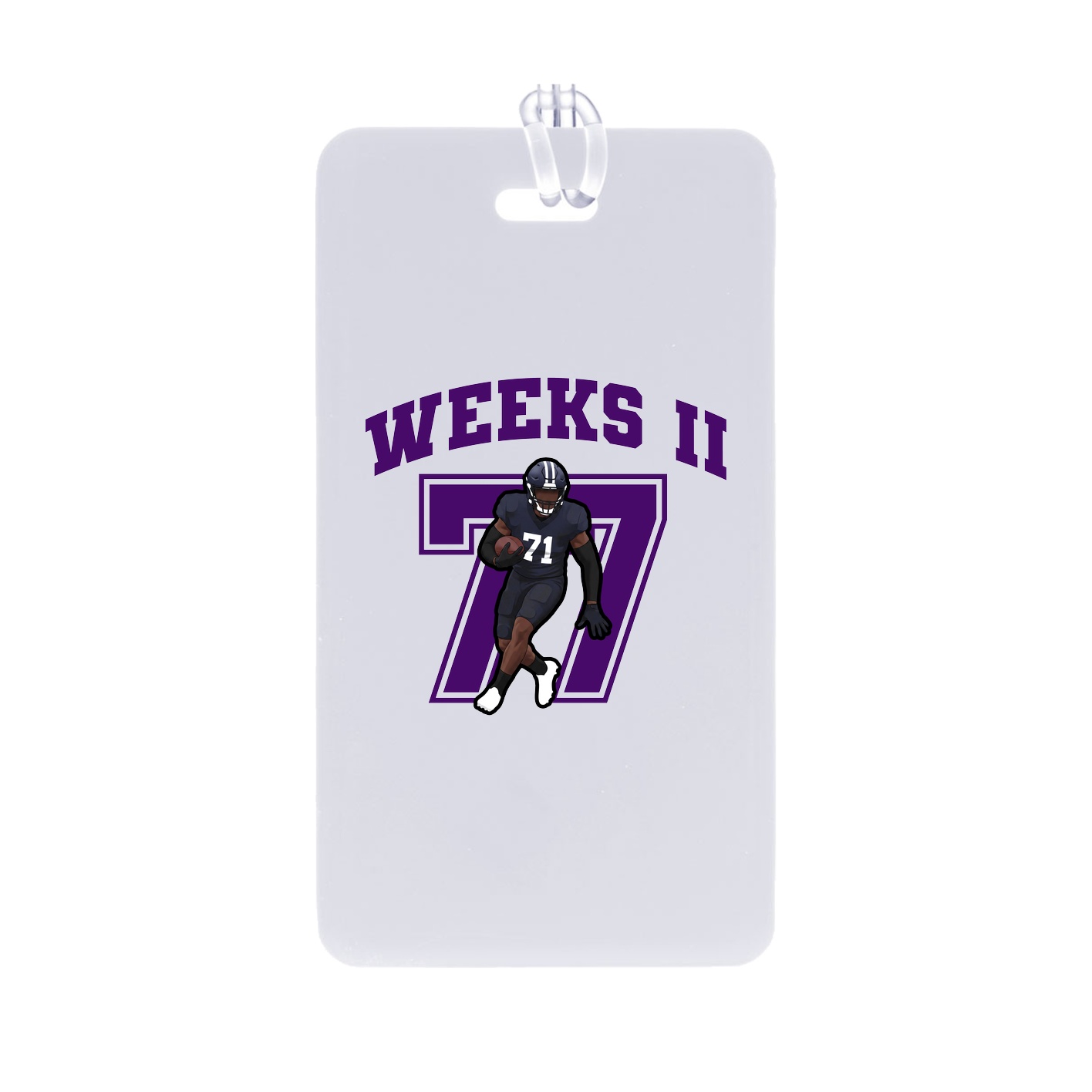 Bag Tag — Number in Classic