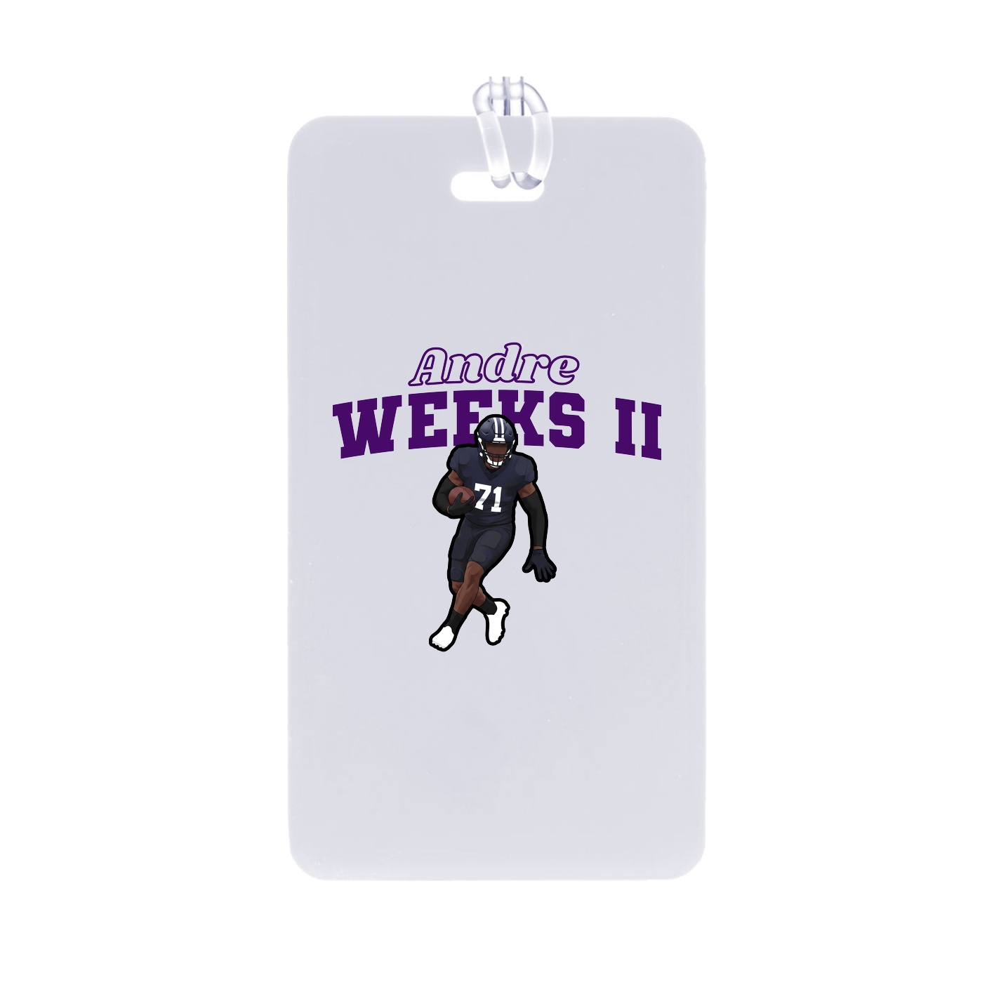Bag Tag — Name Arch in Classic