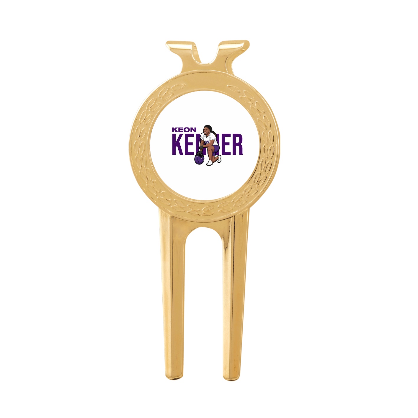 Divot Tool with Ball Marker — Player Name in Classic