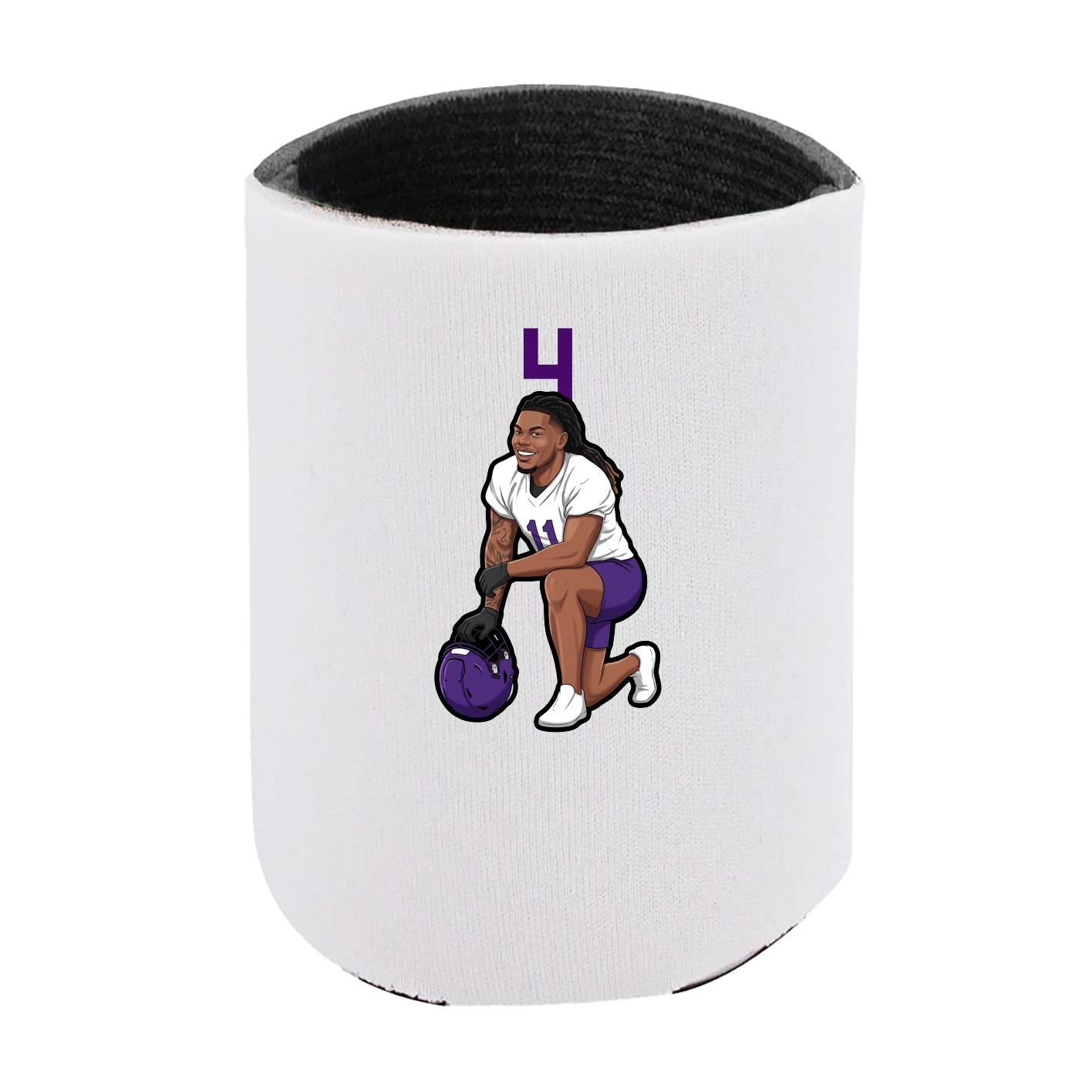 Can Holder — Number Top in White