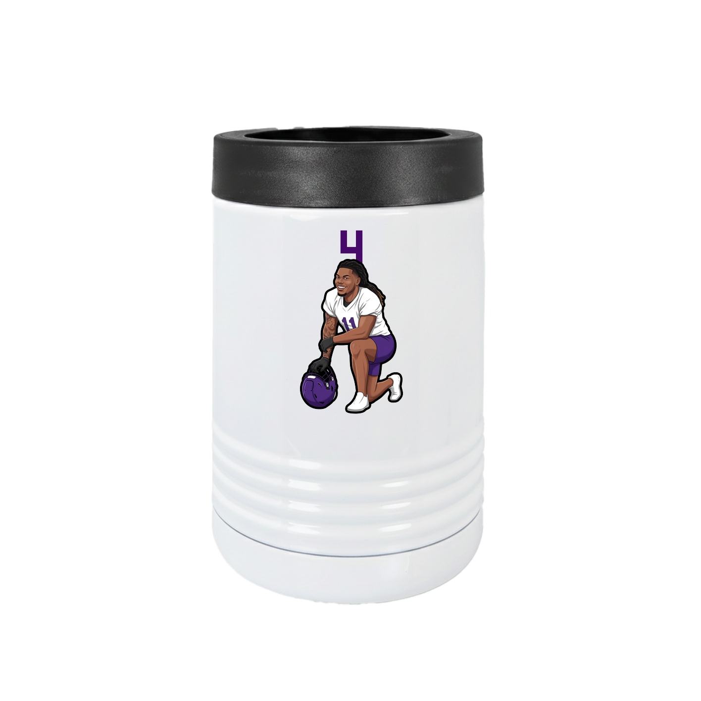 Beverage Holder — Number Top in White