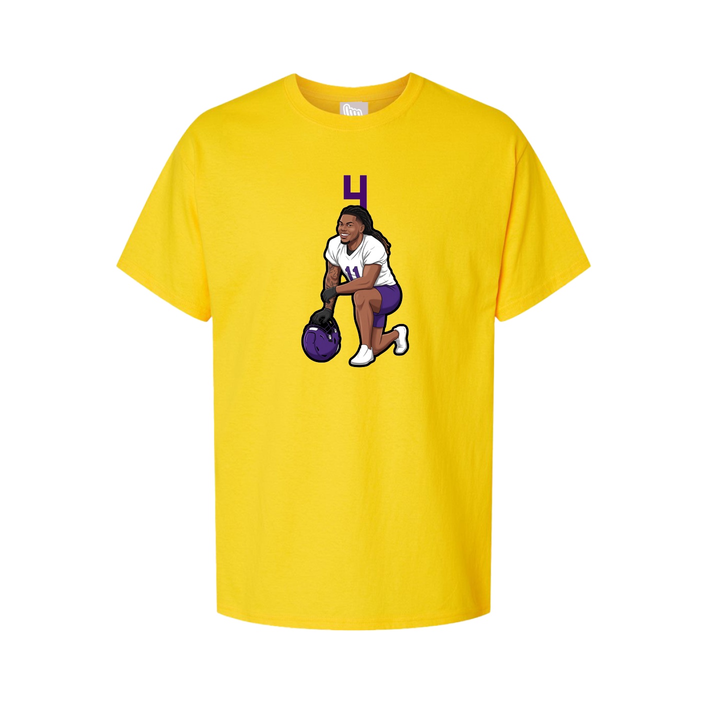 Tee — Number Top in Gold