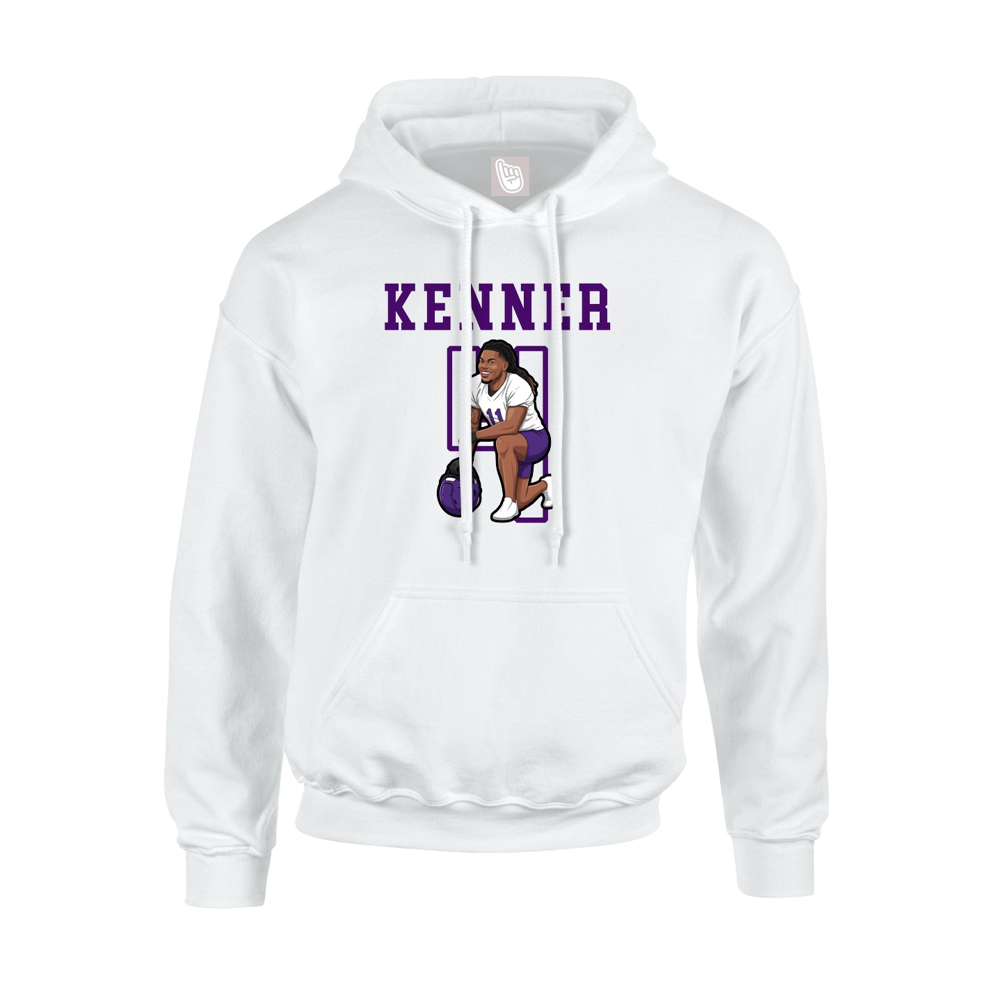 Youth Hoodie — Shirsey in White
