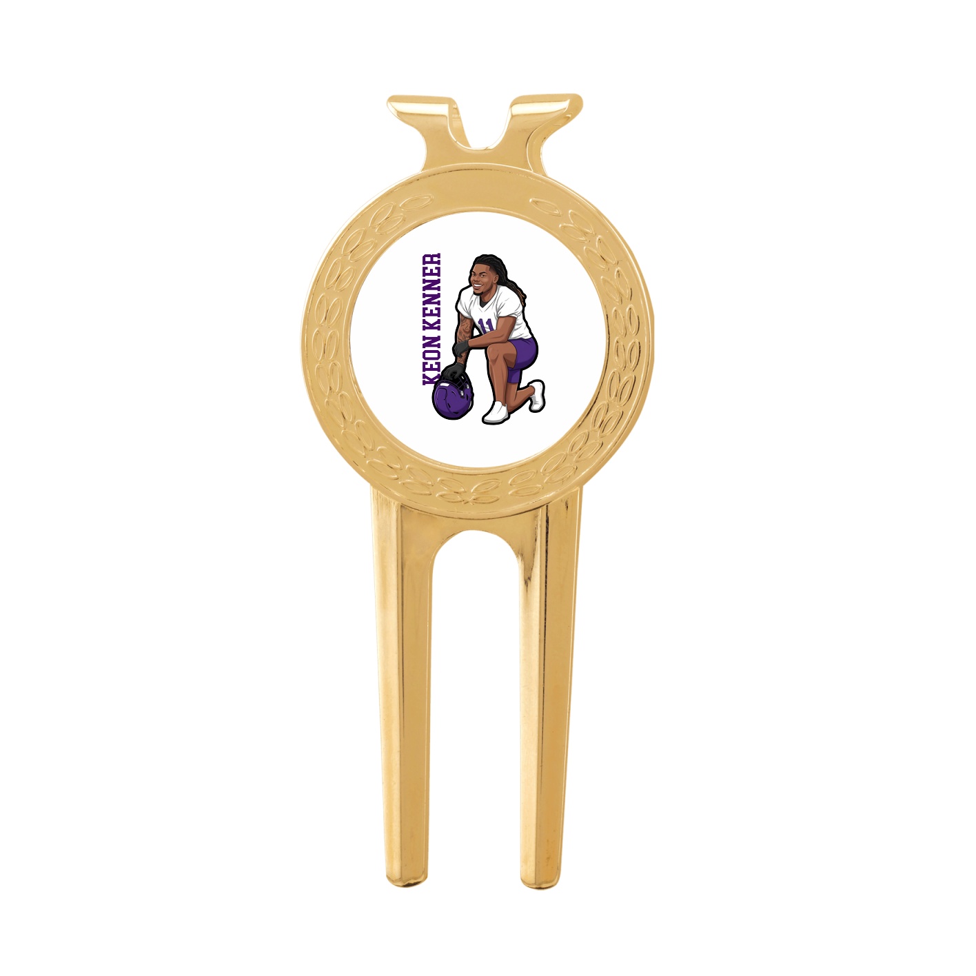 Divot Tool with Ball Marker — Name Vertical in Classic
