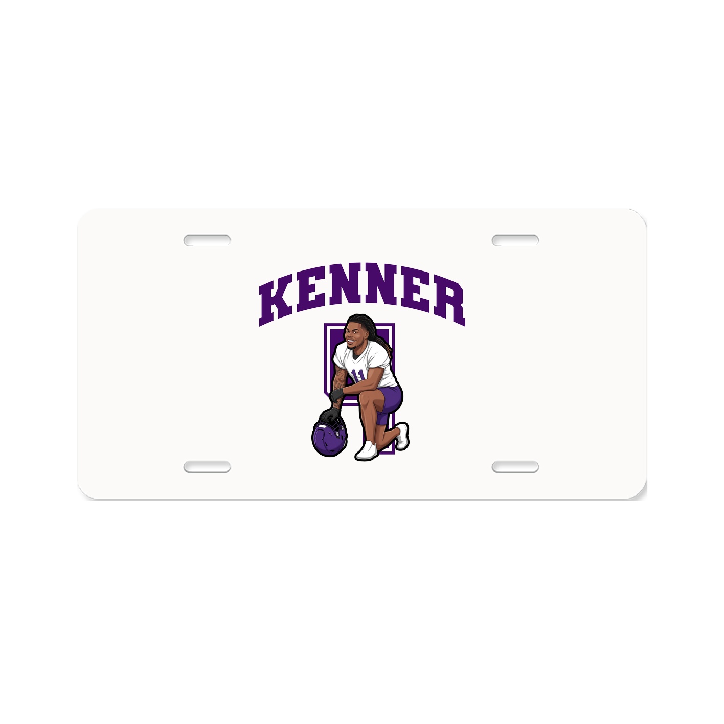 License Plate — Number in Classic