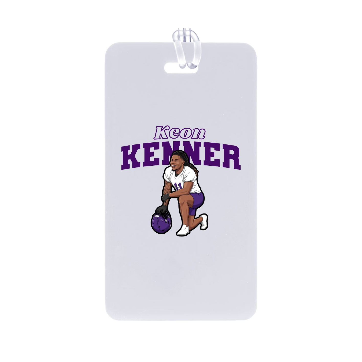 Bag Tag — Name Arch in Classic