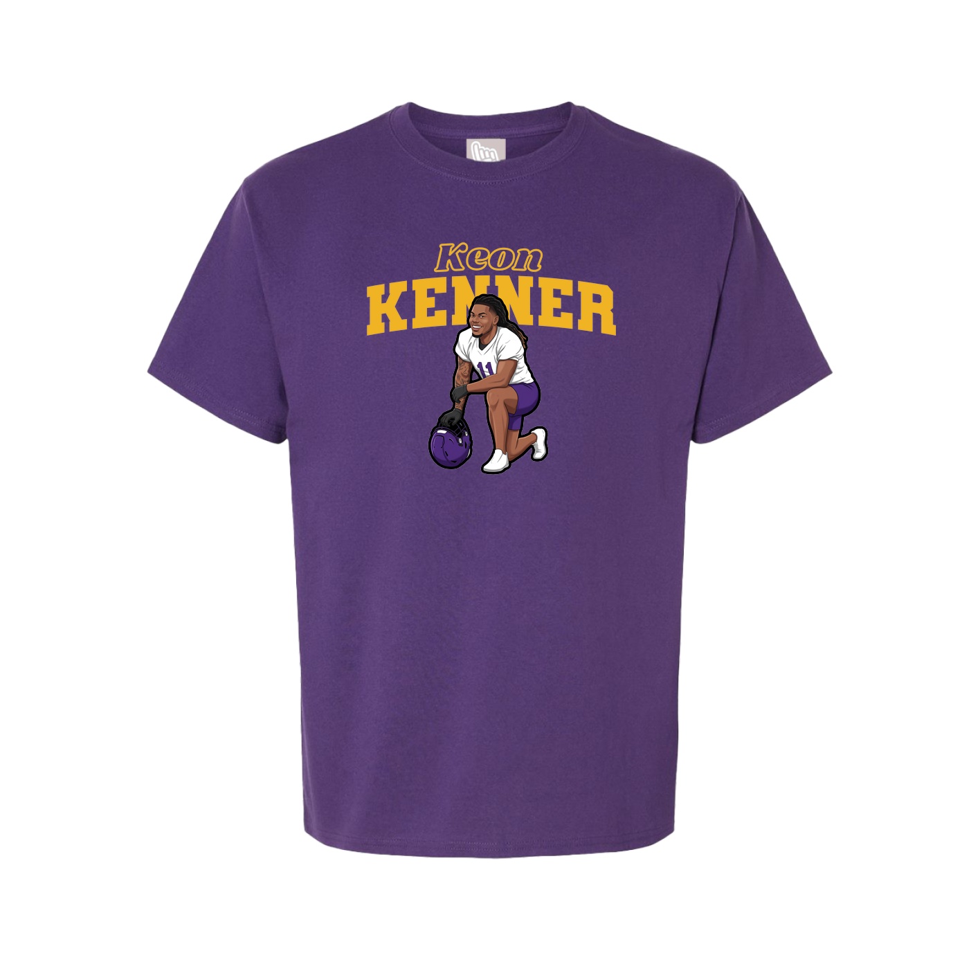 Tee — Name Arch in Purple