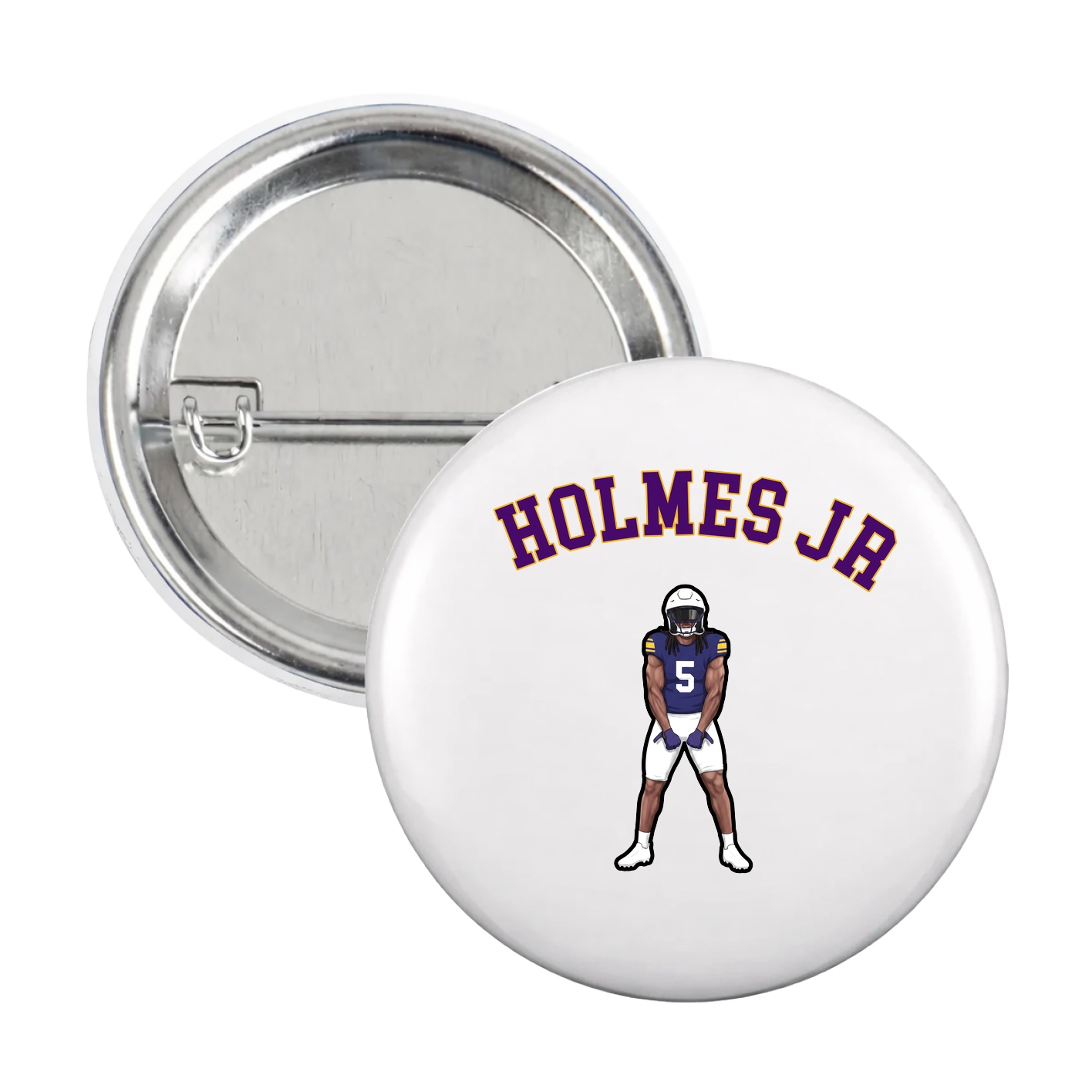 Game Day Button — Shirsey Arch in White