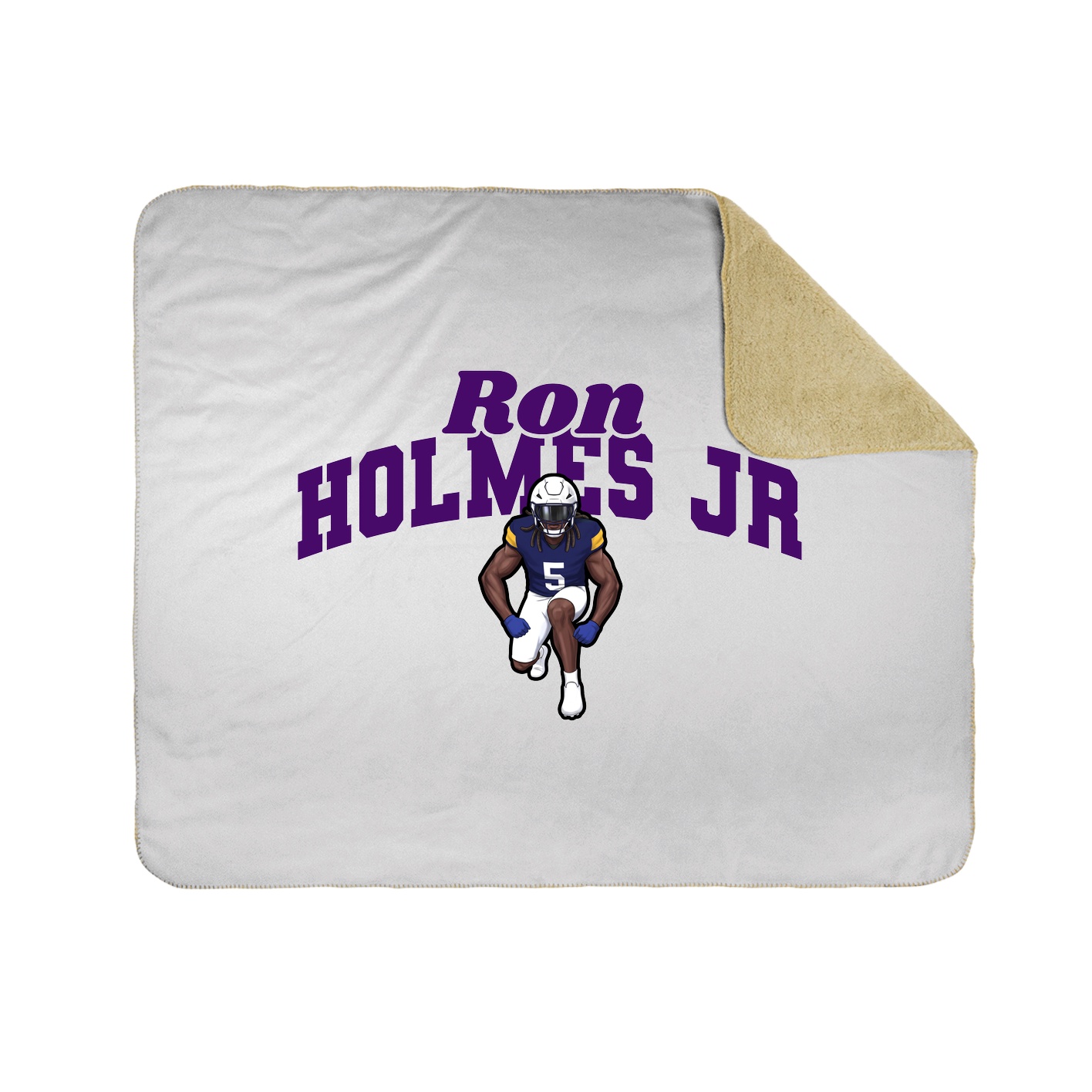Throw Blanket — Signature Arch in White