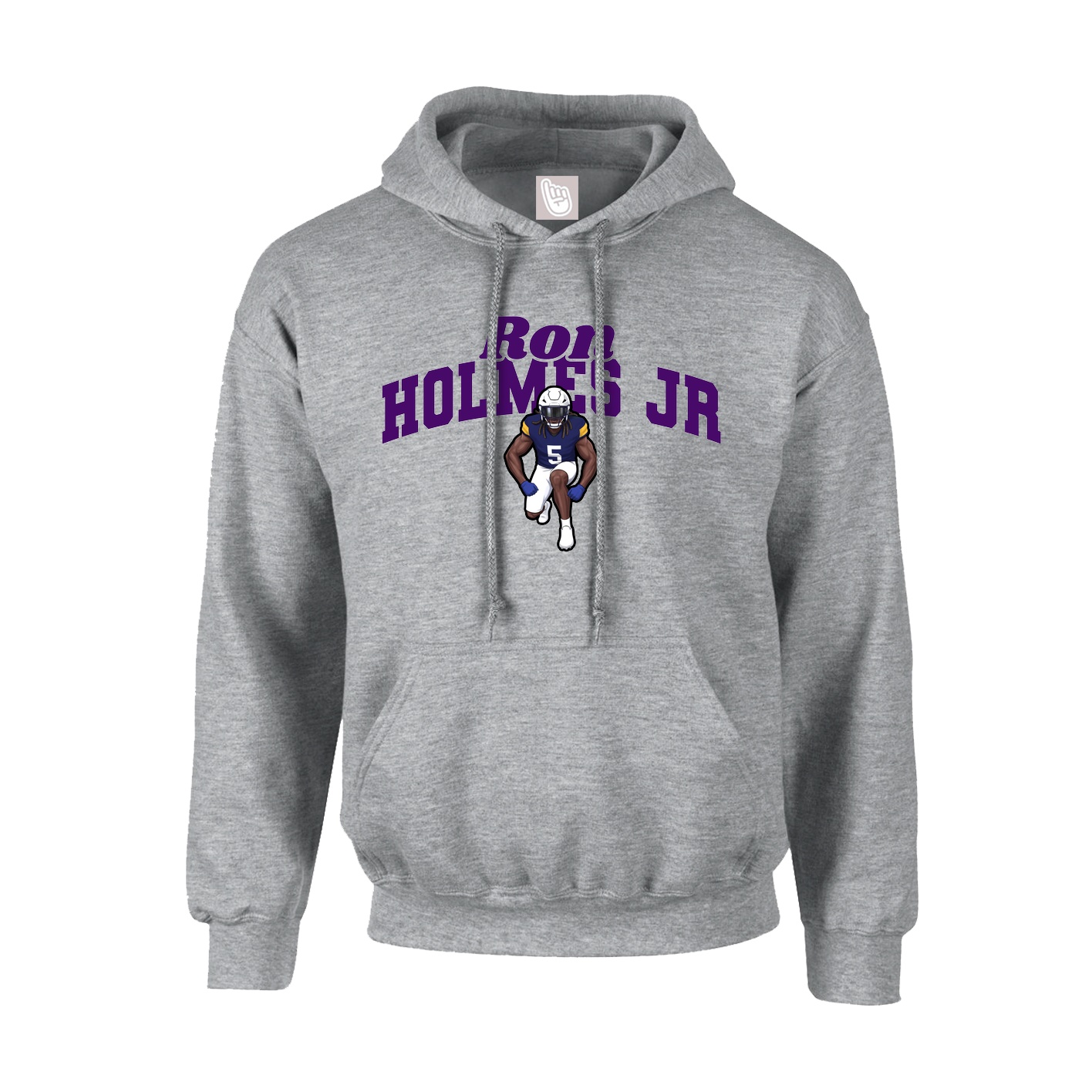 Hoodie — Signature Arch in Grey