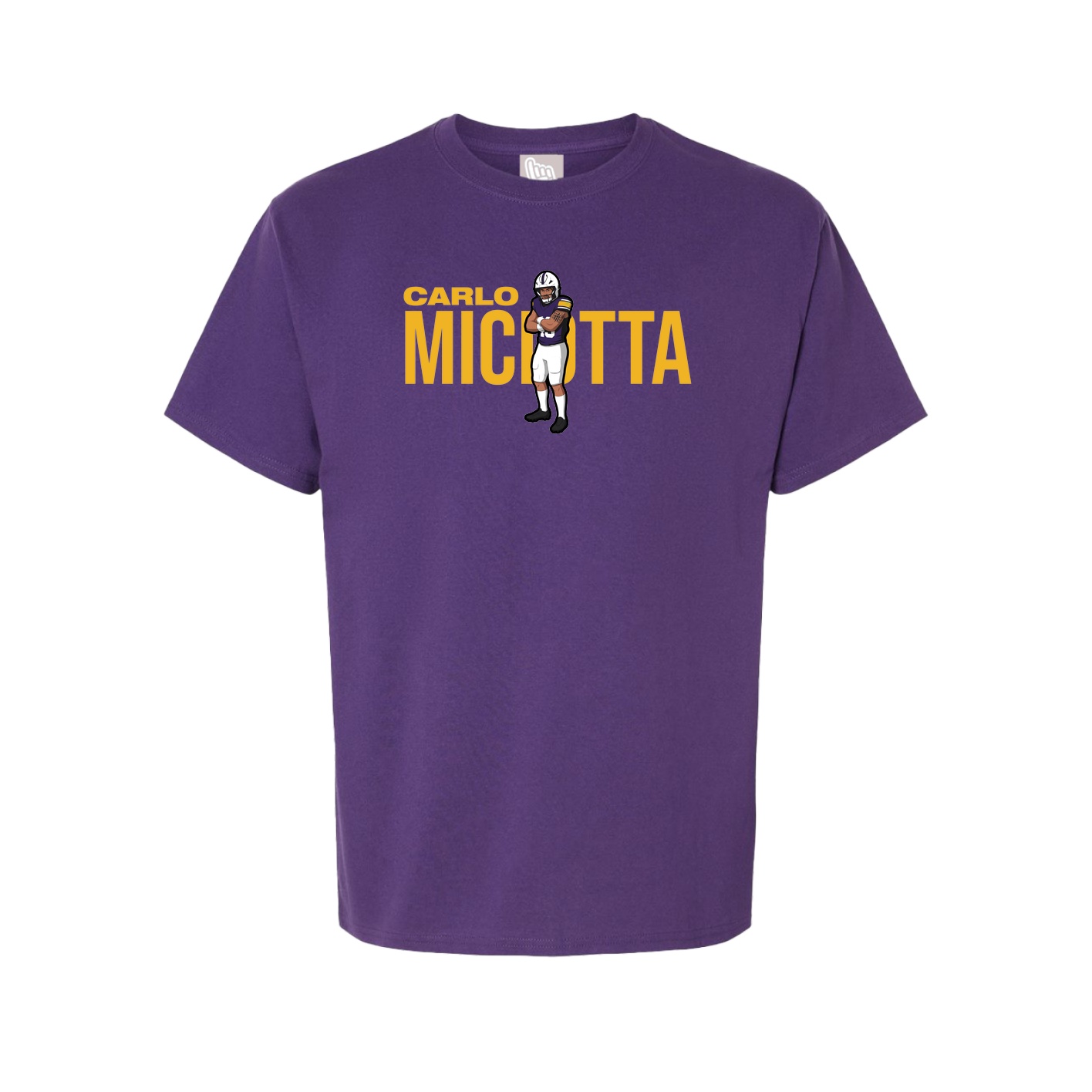 Youth Tee — Player Name in Purple
