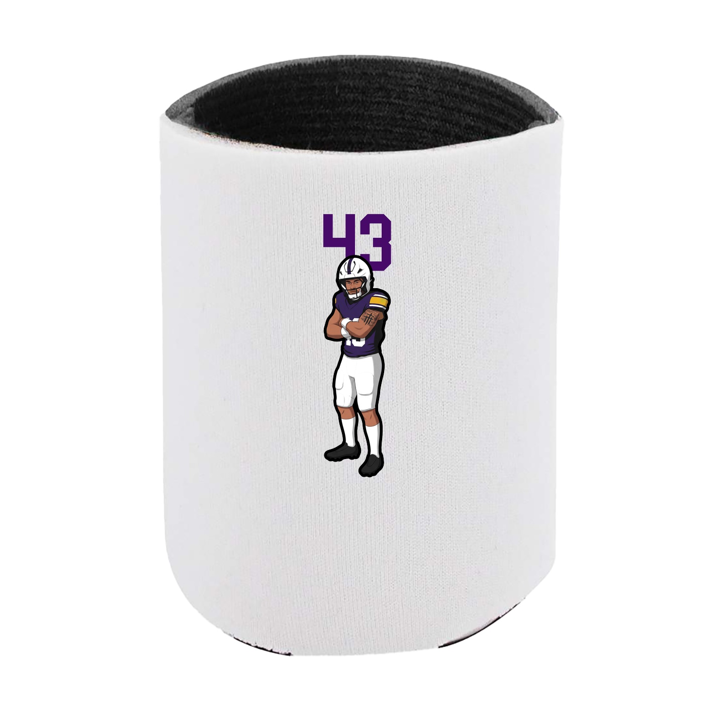 Can Holder — Number Top in White