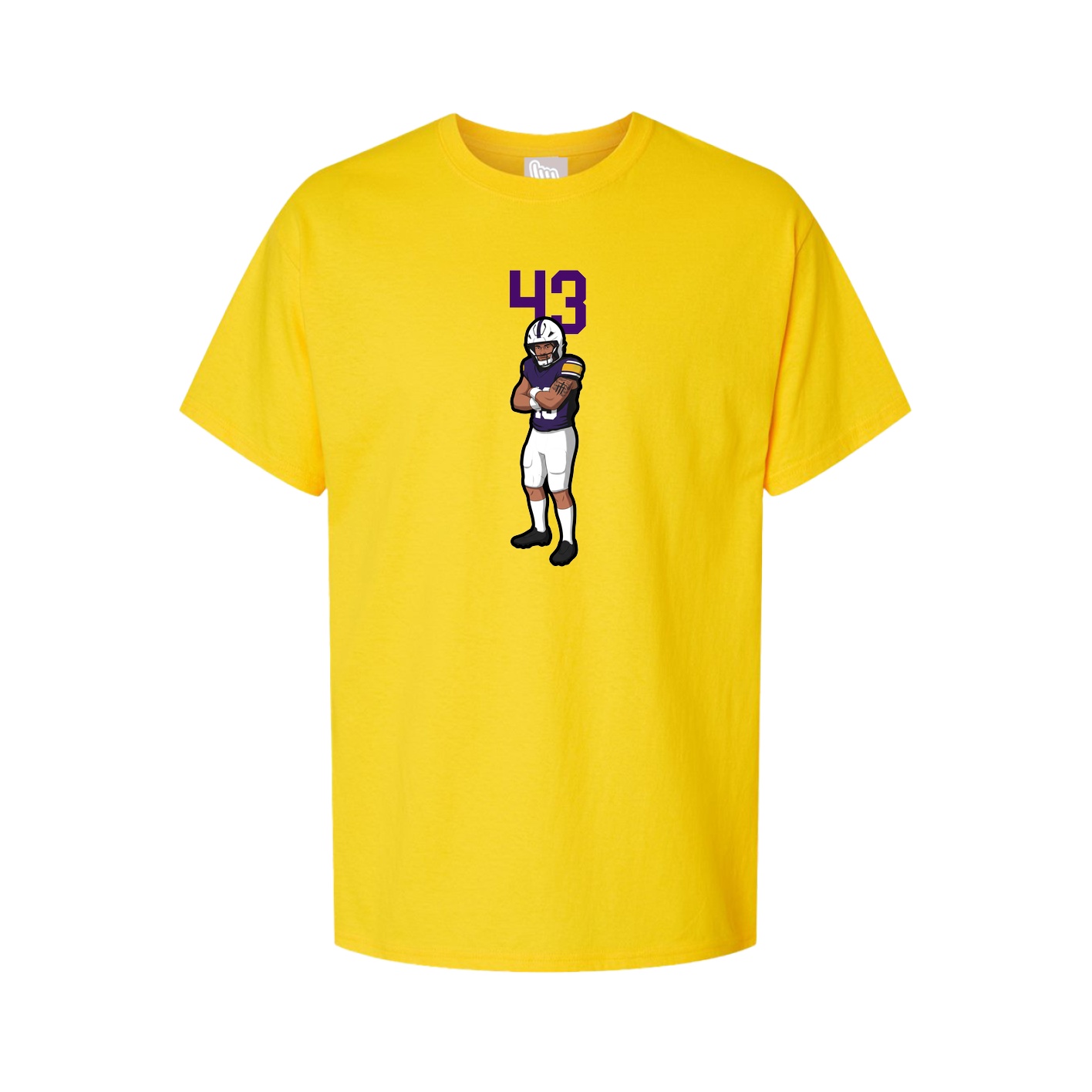 Tee — Number Top in Gold