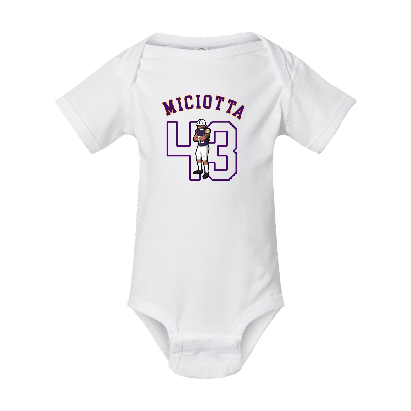 Baby Onesie — Shirsey Arch in White