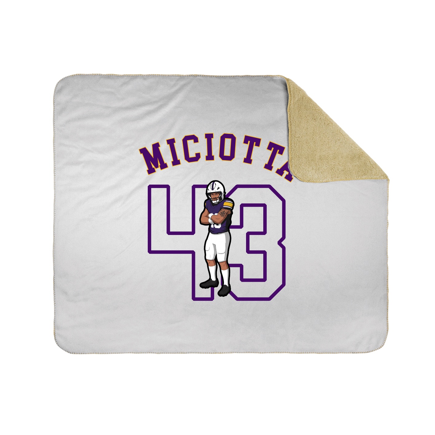 Throw Blanket — Shirsey Arch in White