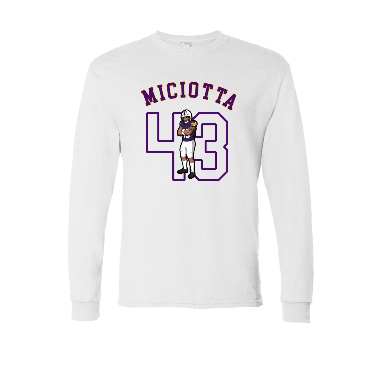 Long Sleeve Tee — Shirsey Arch in White