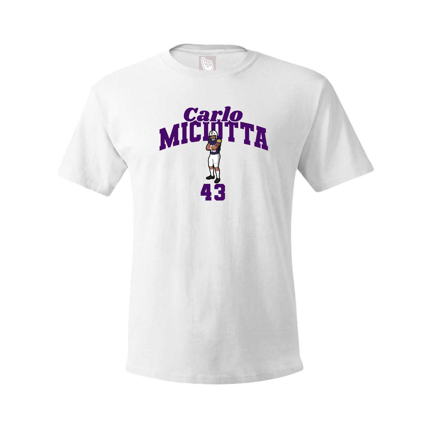 Youth Tee — Signature Arch in White