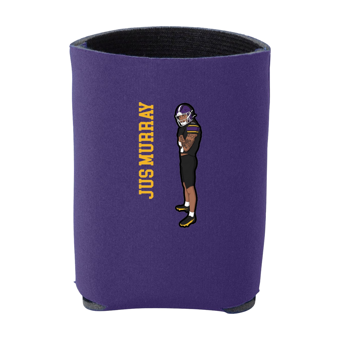 Can Holder — Name Vertical in Purple
