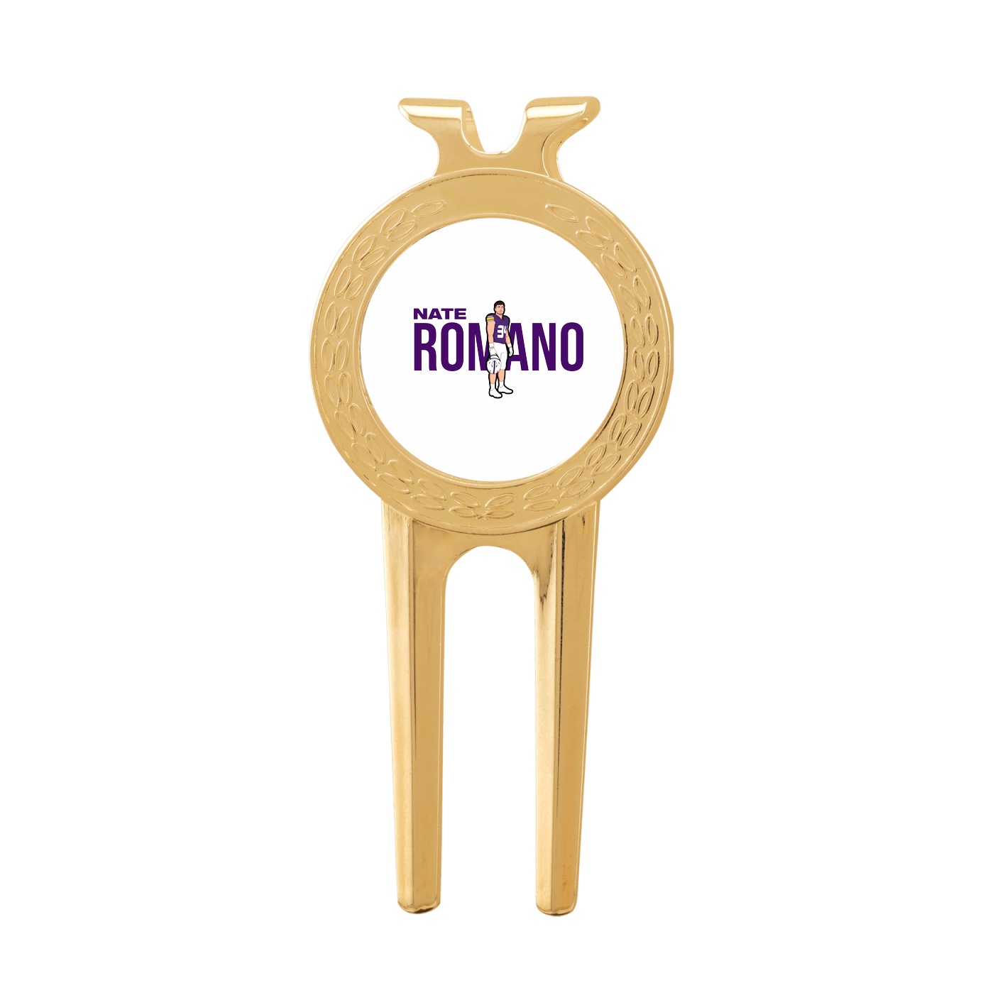 Divot Tool with Ball Marker — Player Name in Classic