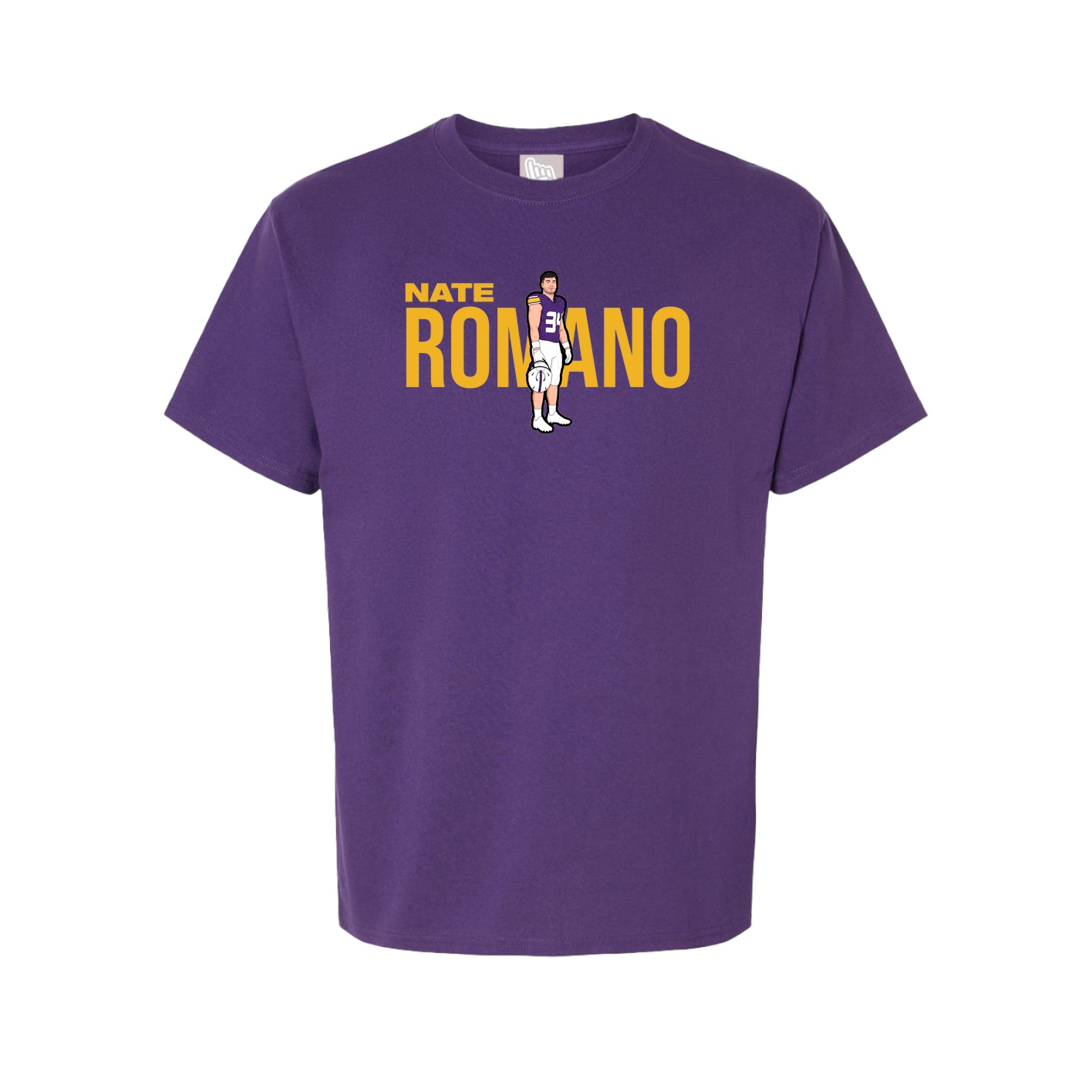 Youth Tee — Player Name in Purple
