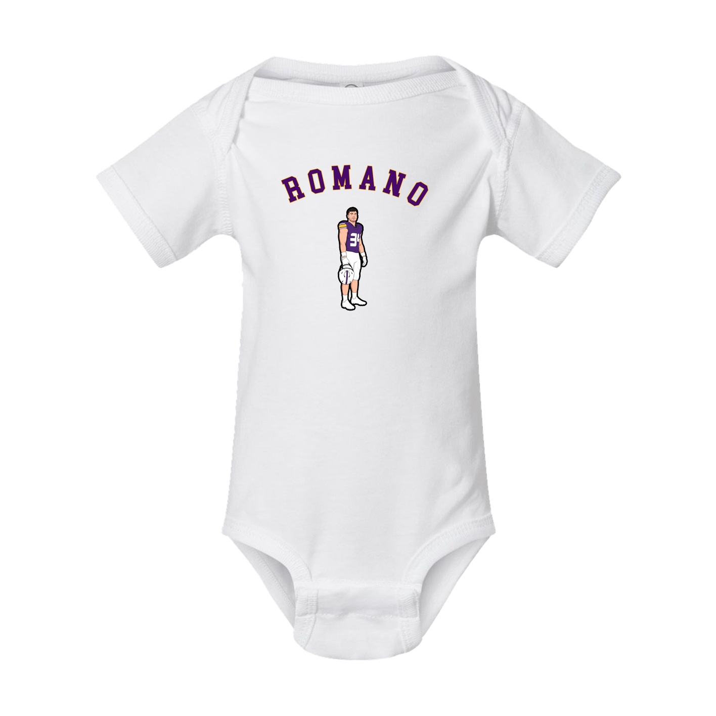 Baby Onesie — Shirsey Arch in White