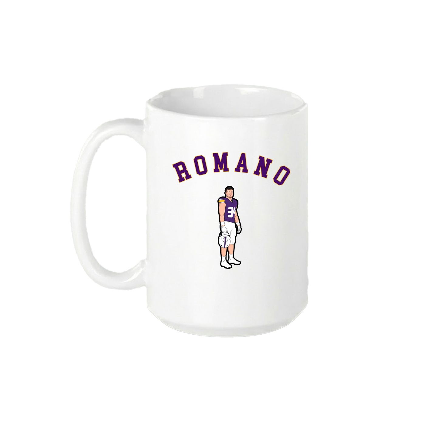 15oz Coffee Mug — Shirsey Arch in White