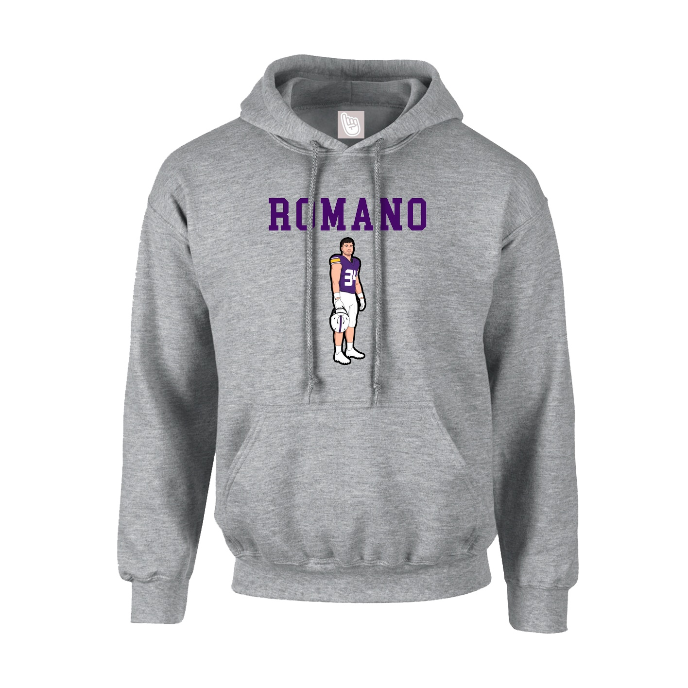 Hoodie — Shirsey in Grey