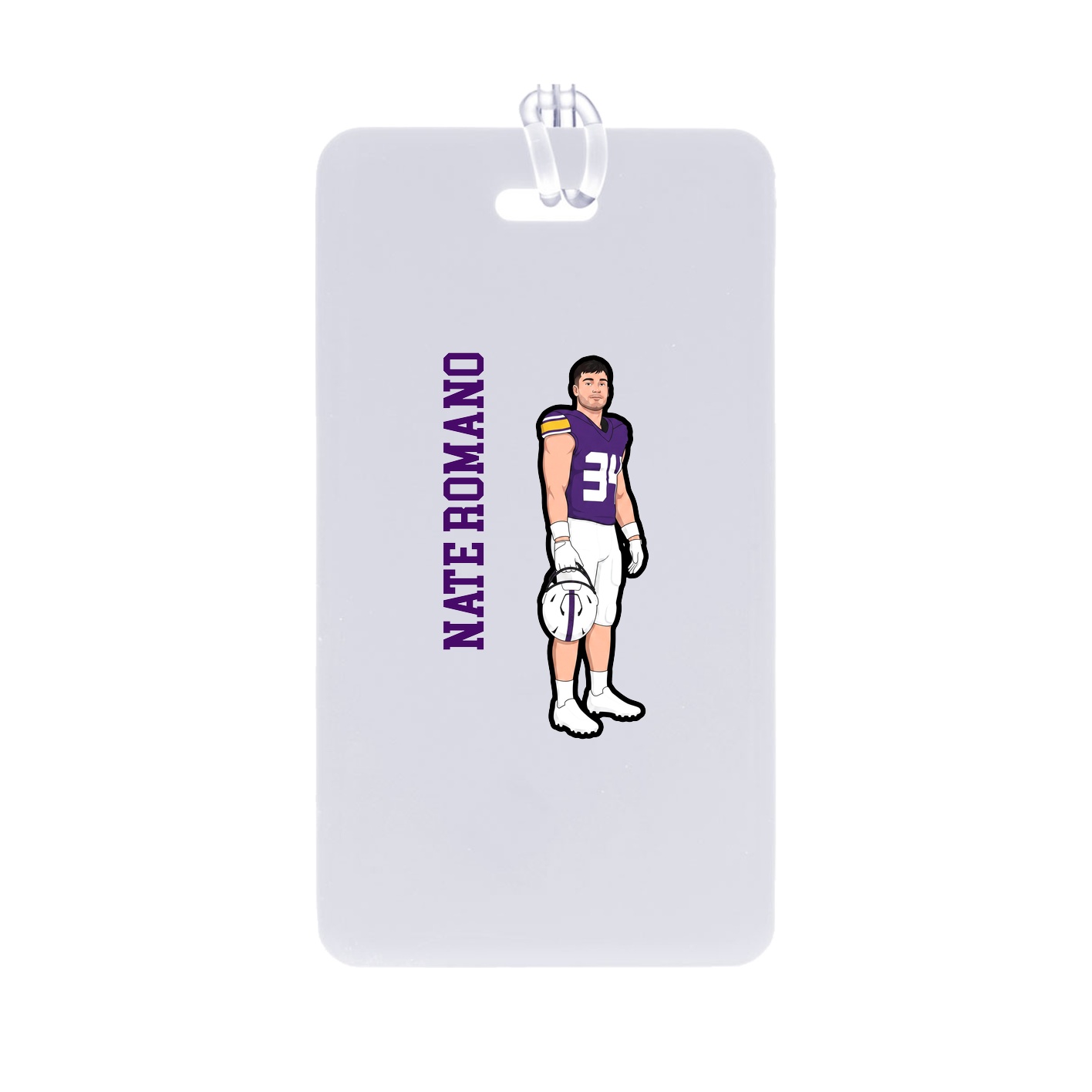 Bag Tag — Name Vertical in Classic
