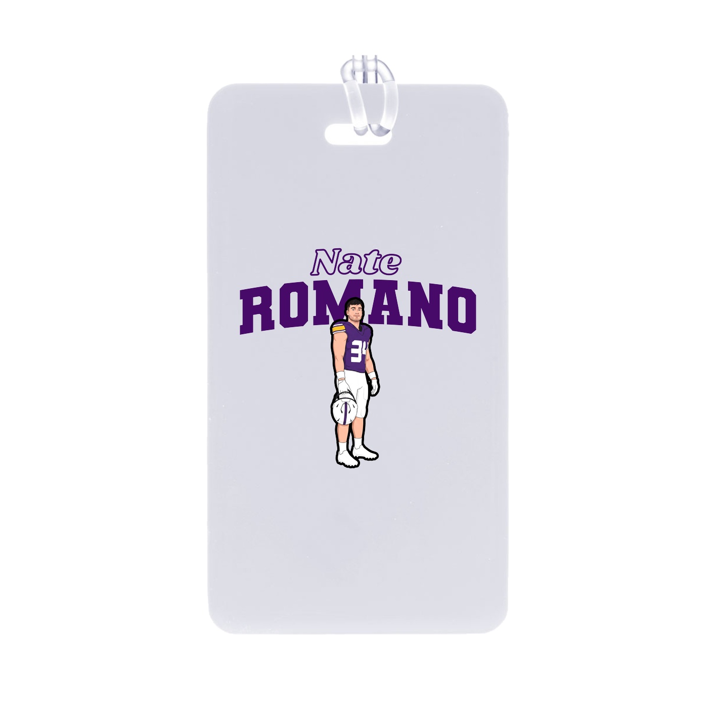 Bag Tag — Name Arch in Classic