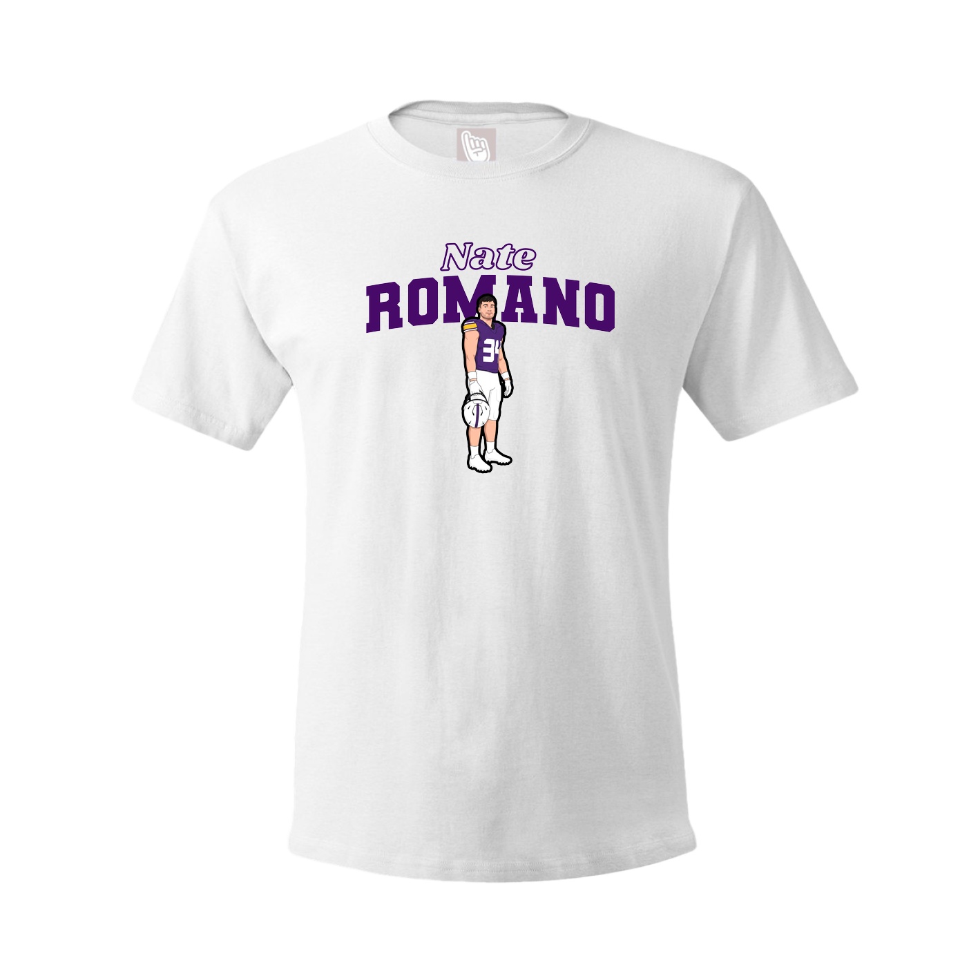Tee — Name Arch in White